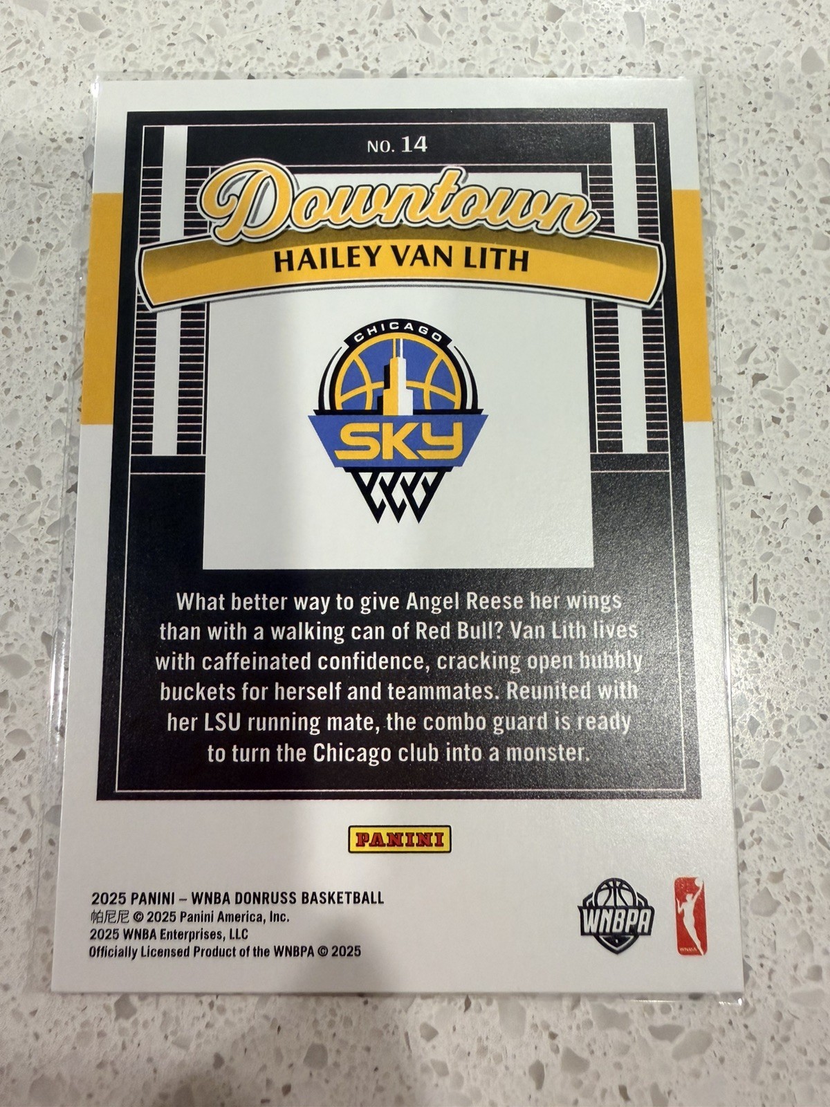 2025 Panini Donruss WNBA – Downtown Hailey Van Lith #14 (RC)
