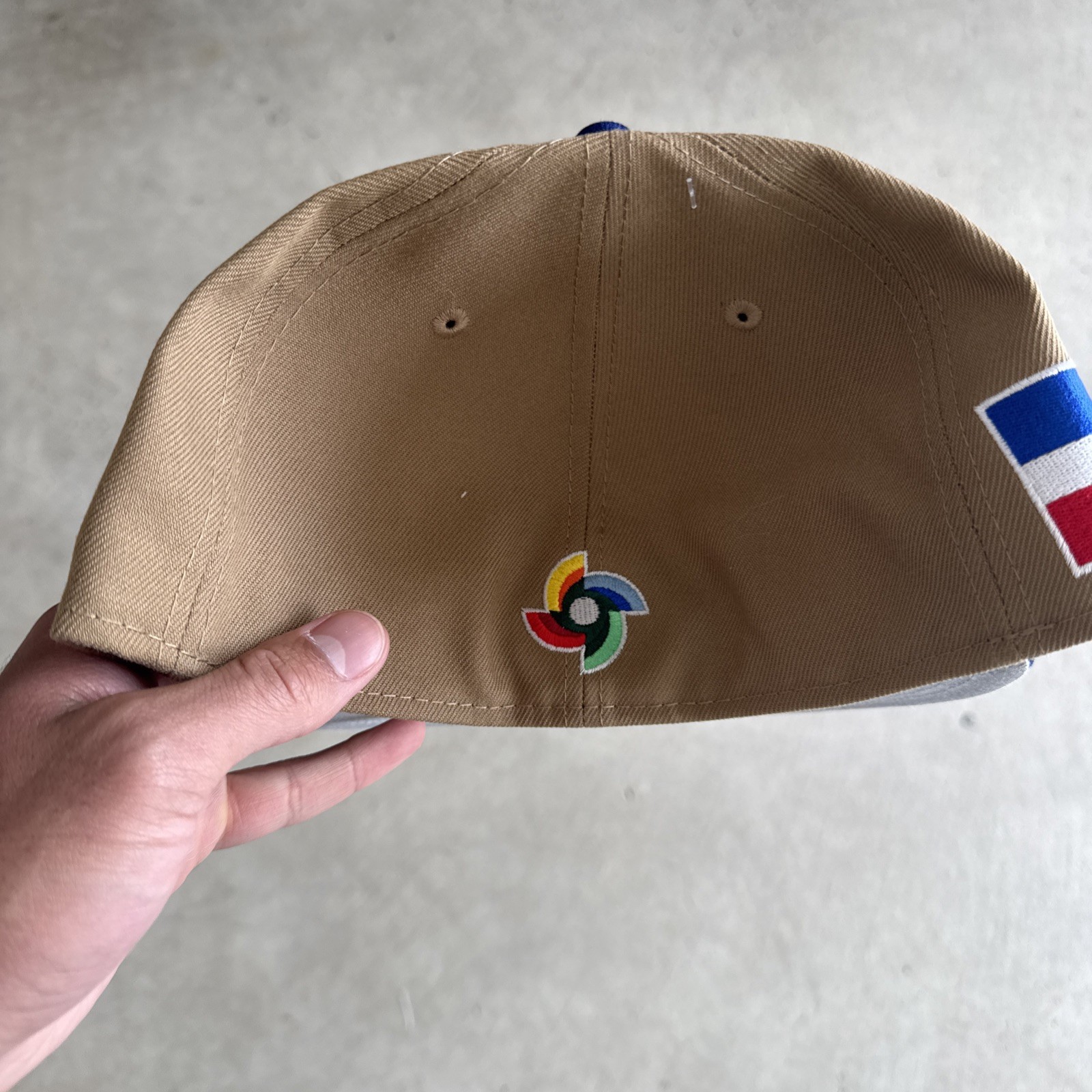 Dominican Republic World Baseball Classic Fitted Hat New Era 59FIFTY Khaki 7 1/2
