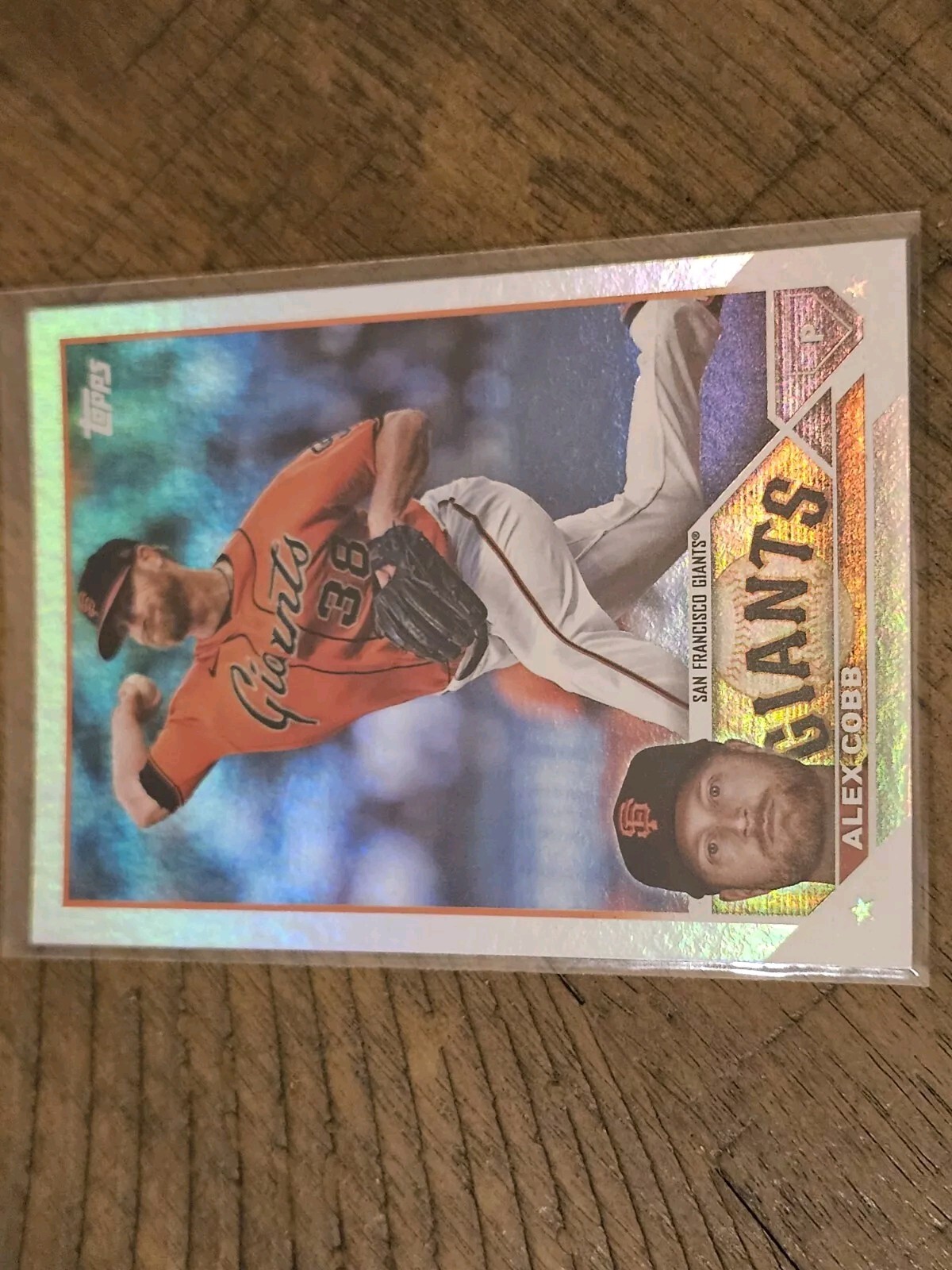 2023 Topps #108 Alex Cobb Rainbow Foil Nmmt