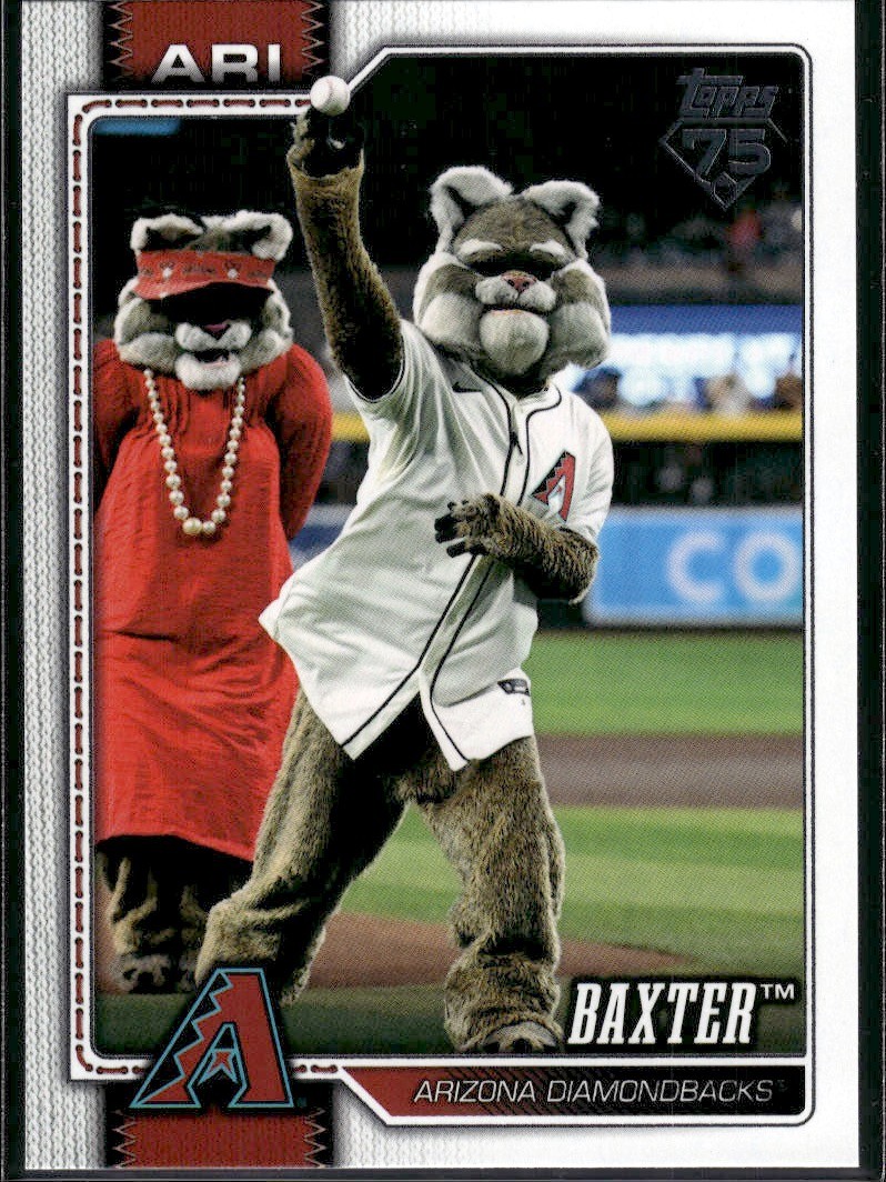 2026 Topps #M-1 Baxter Mascots Autographs