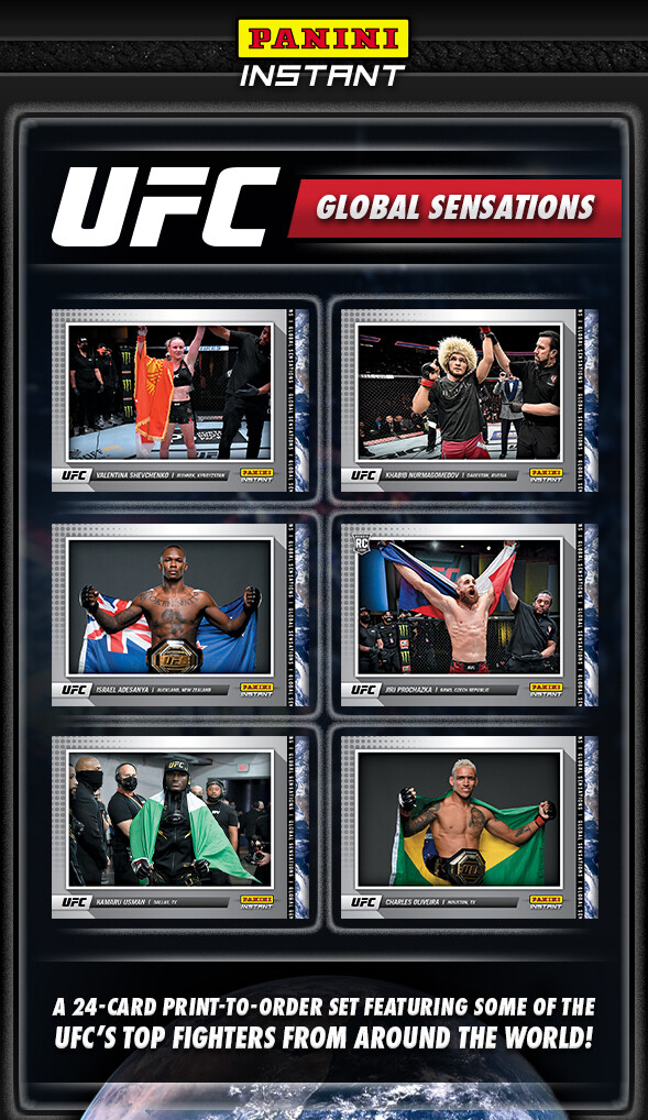 MAX HOLLOWAY – 2021 Panini Instant UFC GLOBAL SENSATIONS – GS-19 USA – 1/660