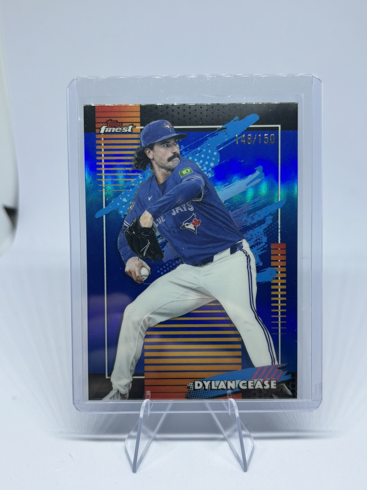 2026 Topps Finest Dylan Cease Blue Jays #109 Uncommon Blue Refractor /150