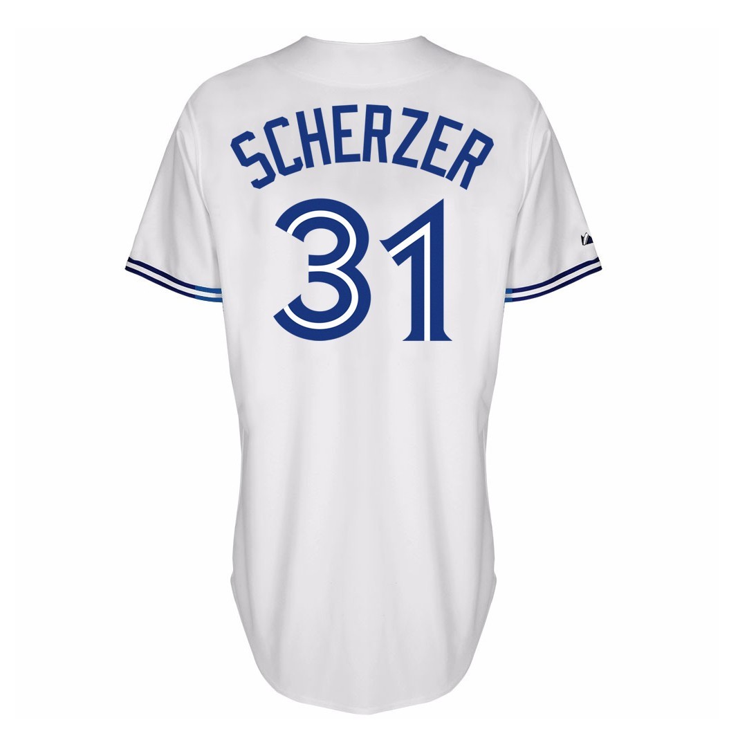 Max Scherzer Toronto Blue Jays Home/Road/Alternate Men’s Jersey