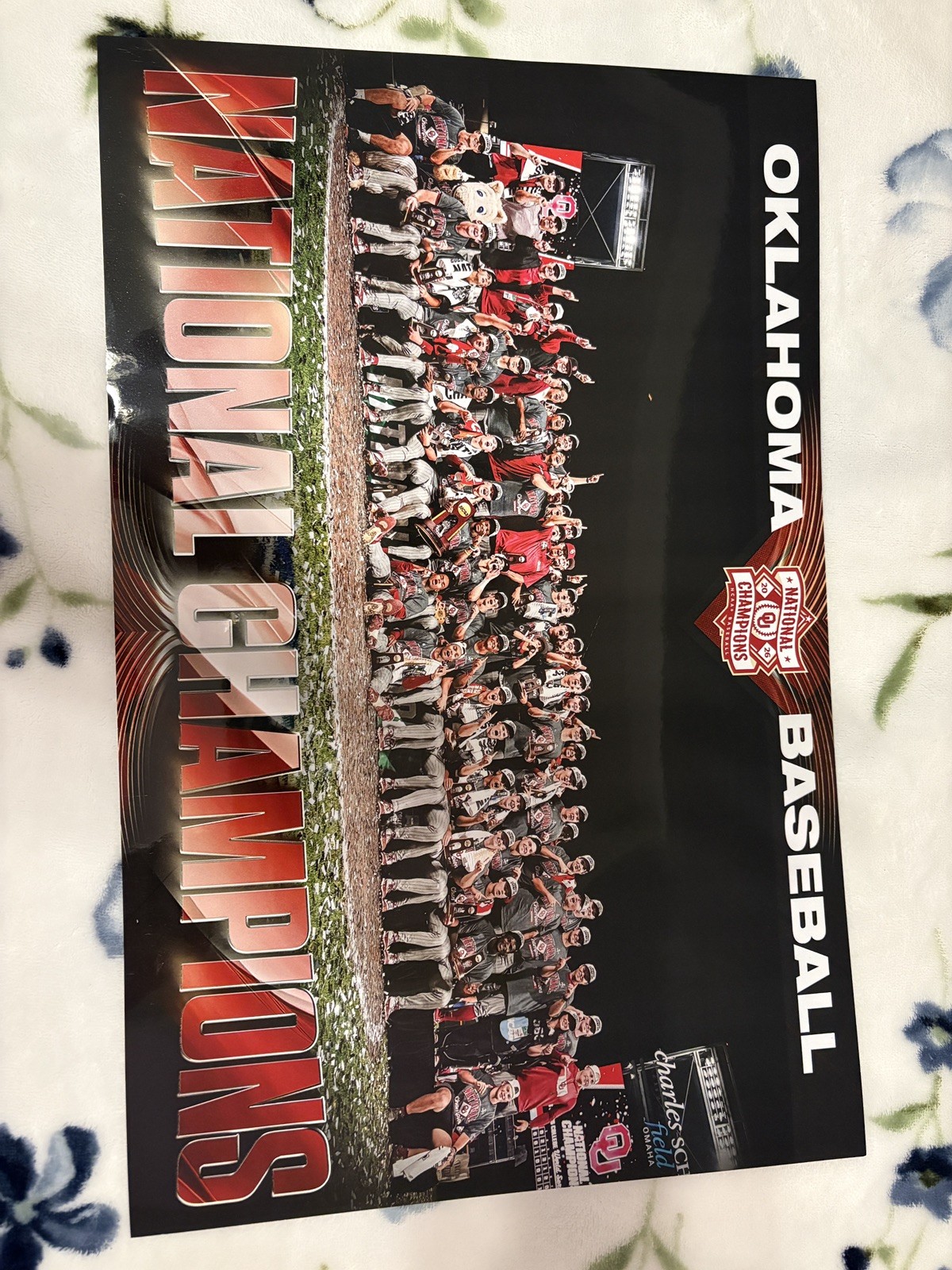 2026 College World Series Omaha vs Ok Sooners Baseball Poster Print-
