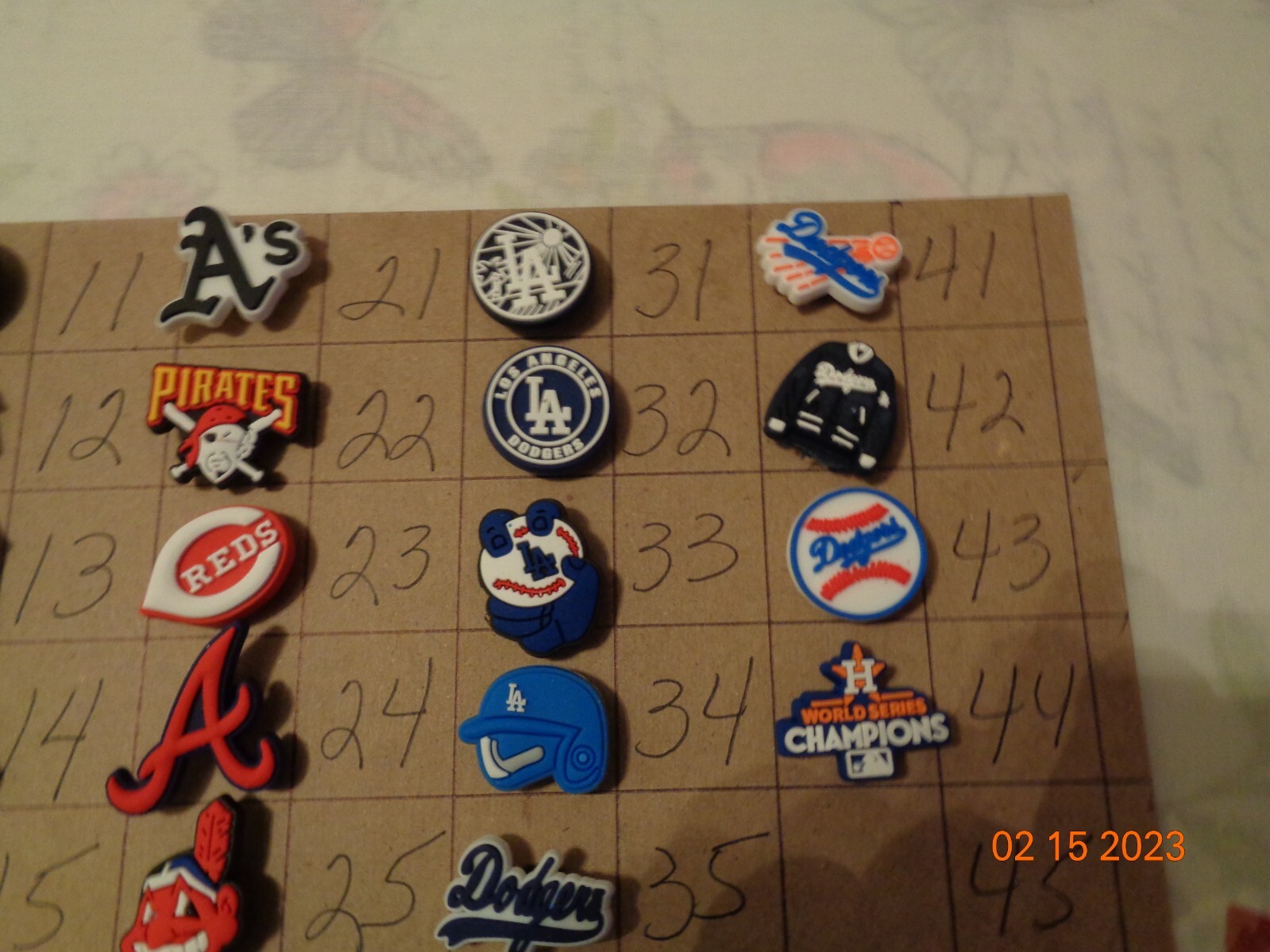MLB Crocs Shoe Charms