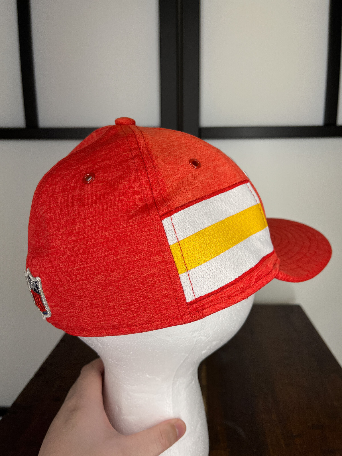 Kansas City Chiefs Hat Cap Fitted Adult 7 Red Polyester AFC West New Era 59Fifty