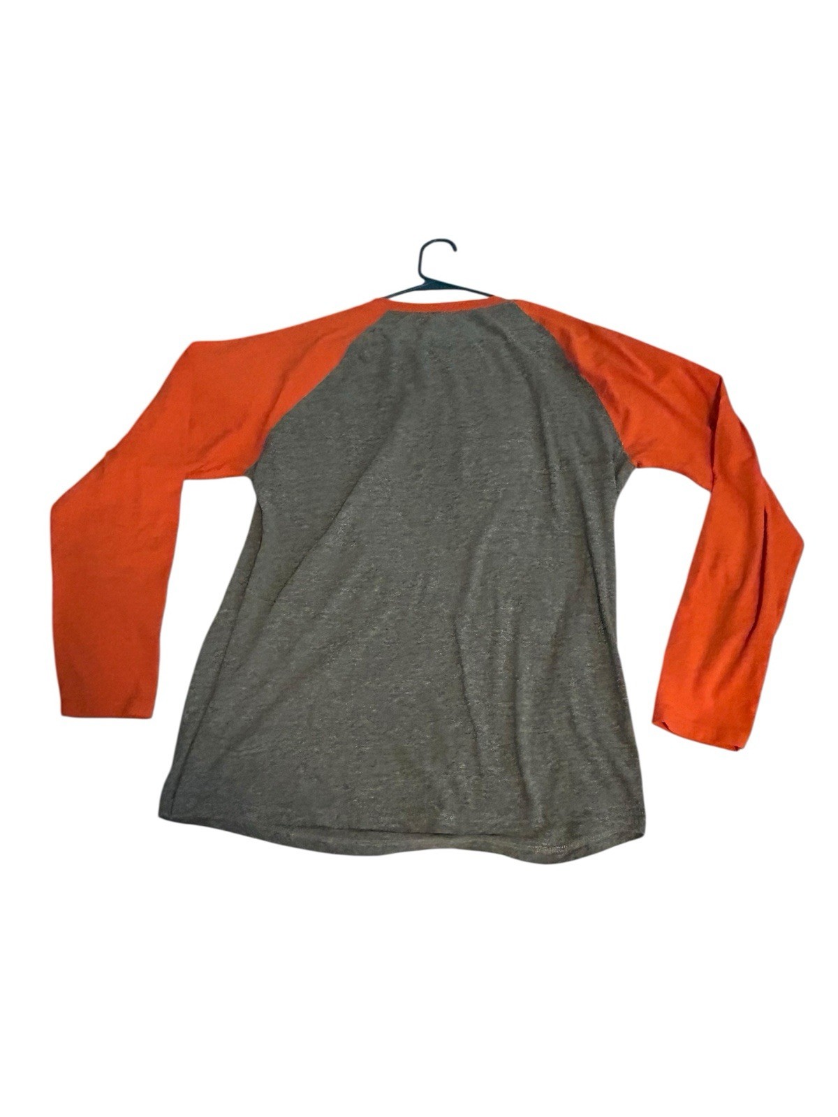 Pro Line Miami Dolphins Raglan Style Men L Teal Orange Cotton Polyester & Rayon