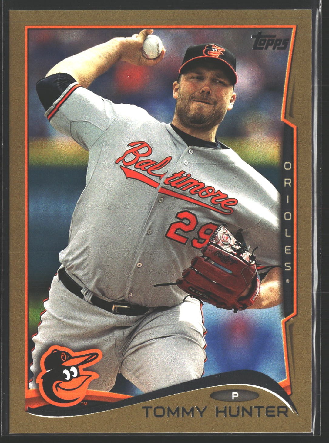 2014 Topps Update #US-235 Tommy Hunter Gold #/2014