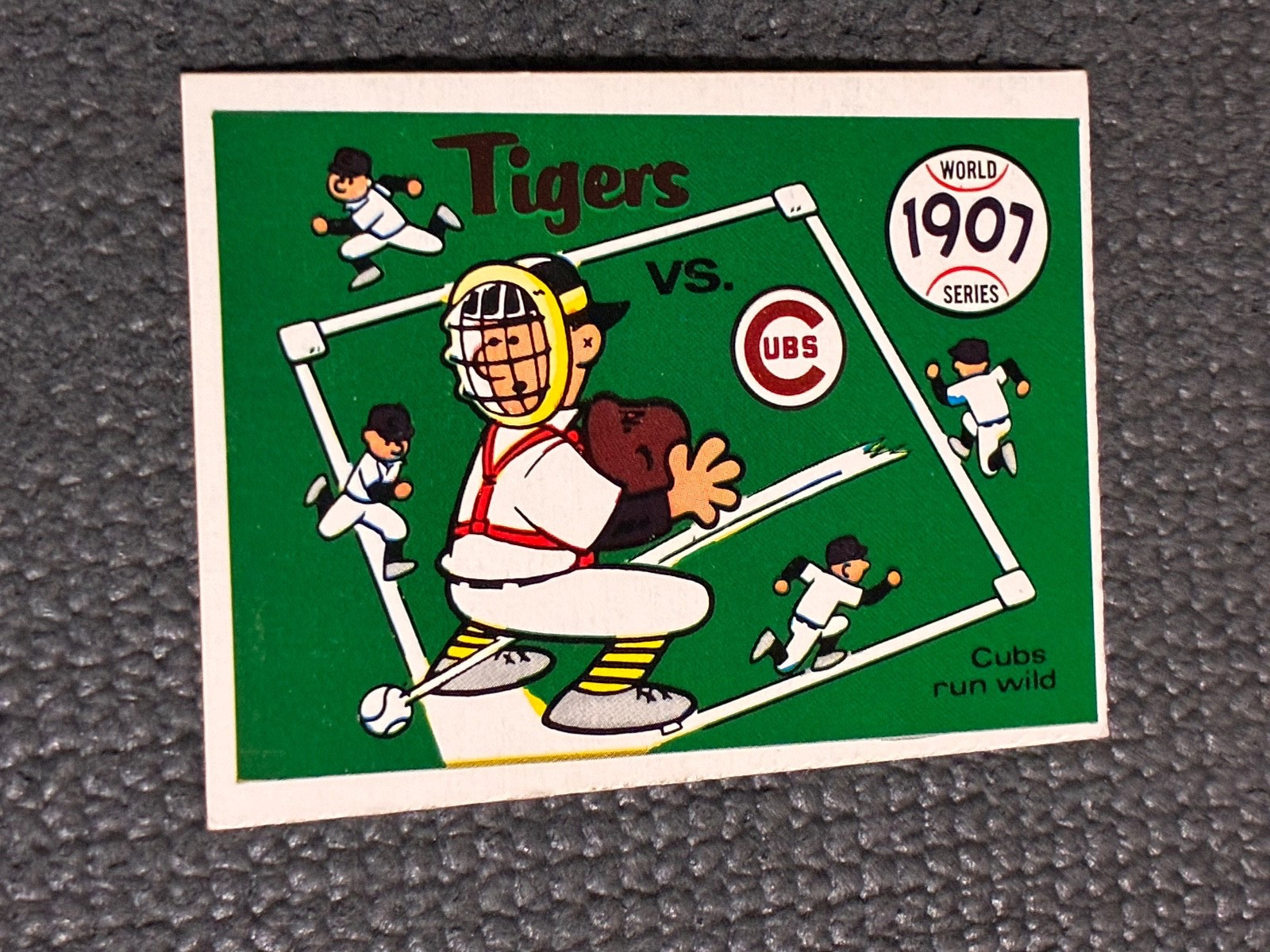 1970 Fleer Laughlin World Series 1907 Tigers vs Cubs Ty Cobb #4 – No Creases