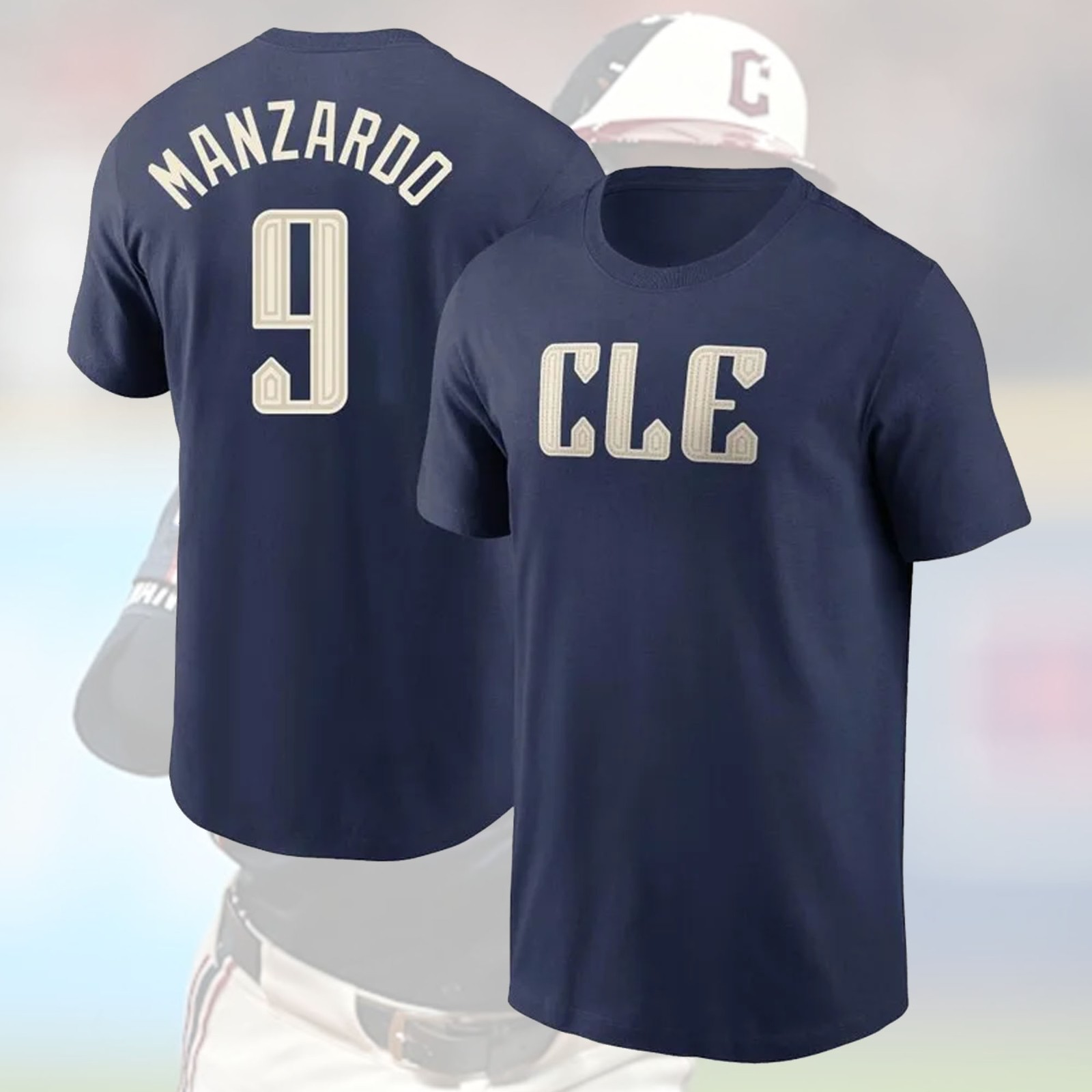 SALE HOT! Kyle Manzardo #9 Cleveland Guardians 2026 Name & Number Gift For Fans