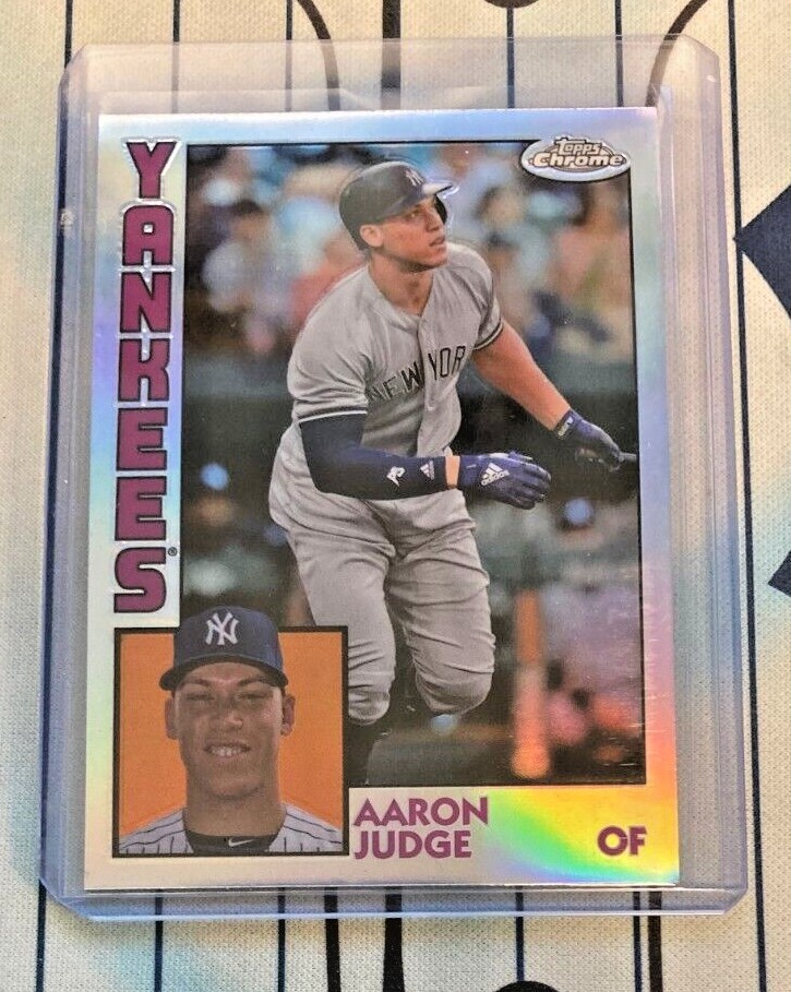 AARON JUDGE 2019 Topps Chrome 1984 ⚾ REFRACTOR 84TC-1 Yankees MVP QTY 🔥🔥