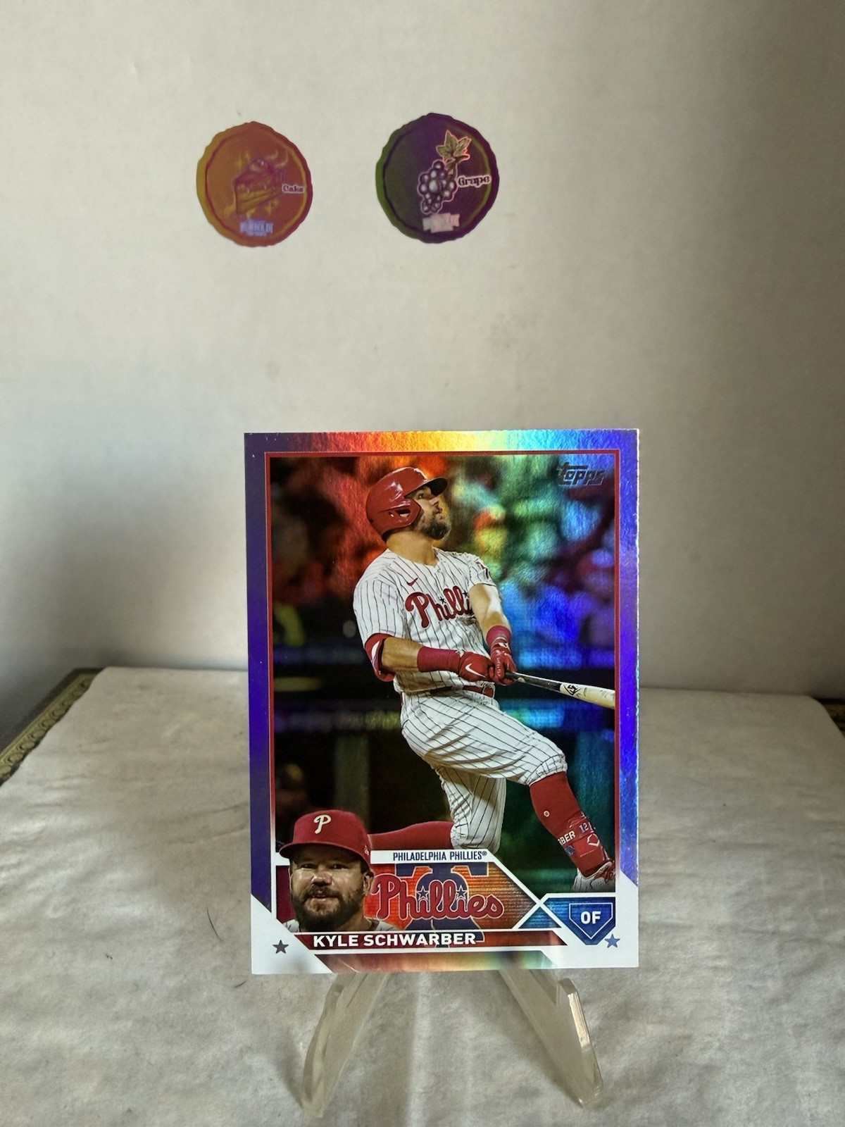 2023 Topps Series 2 Rainbow Foil Parallel Kyle Schwarber Phillies 466