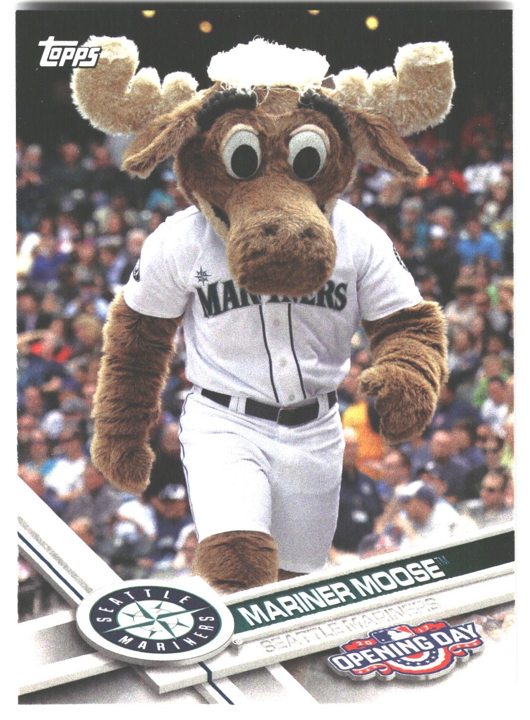 2017 Topps Opening Day Mascots #M-14 MARINER MOOSE Mariners