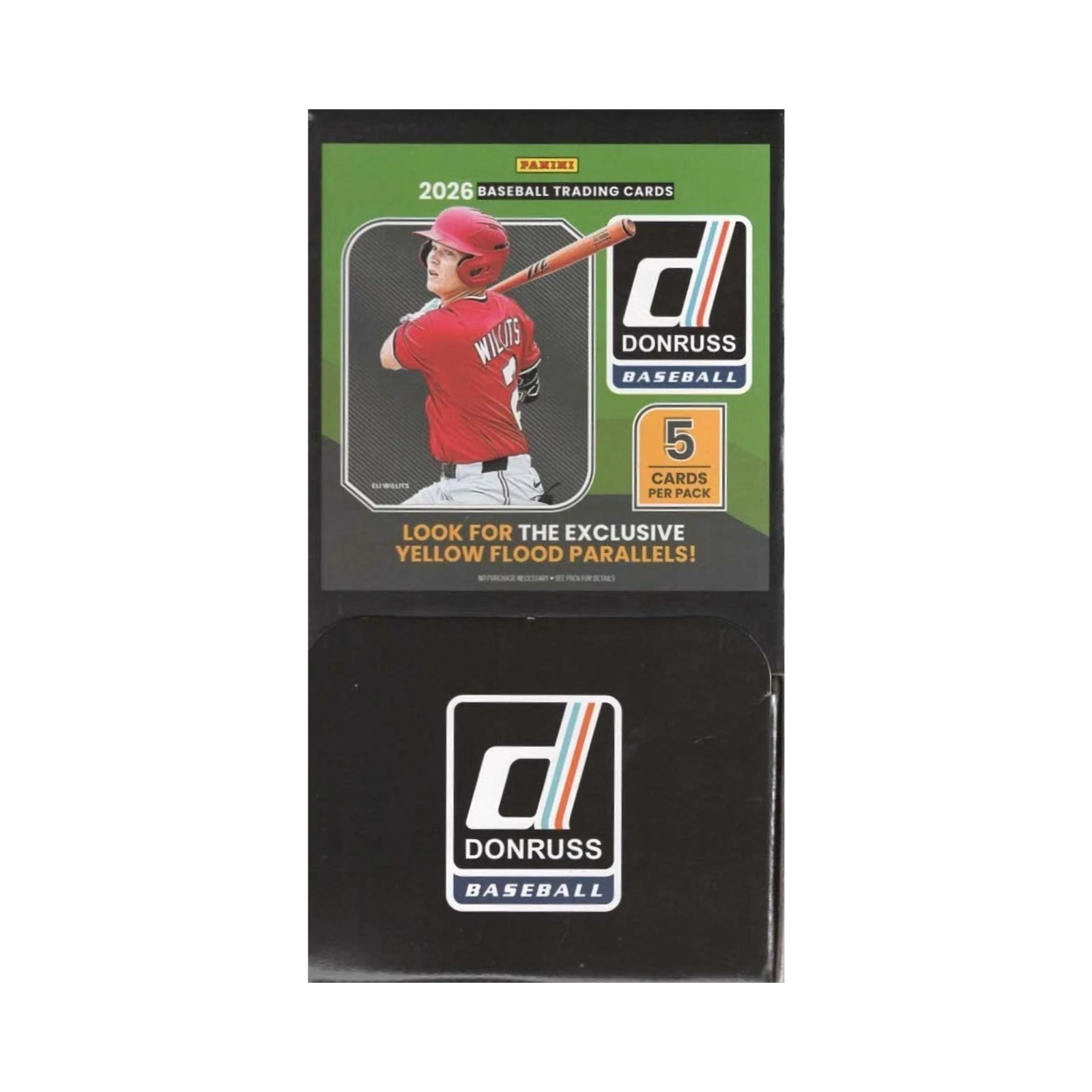 2026 Panini Donruss Baseball Gravity Feed Box 240 ct | Exclusive Yellow Parallel