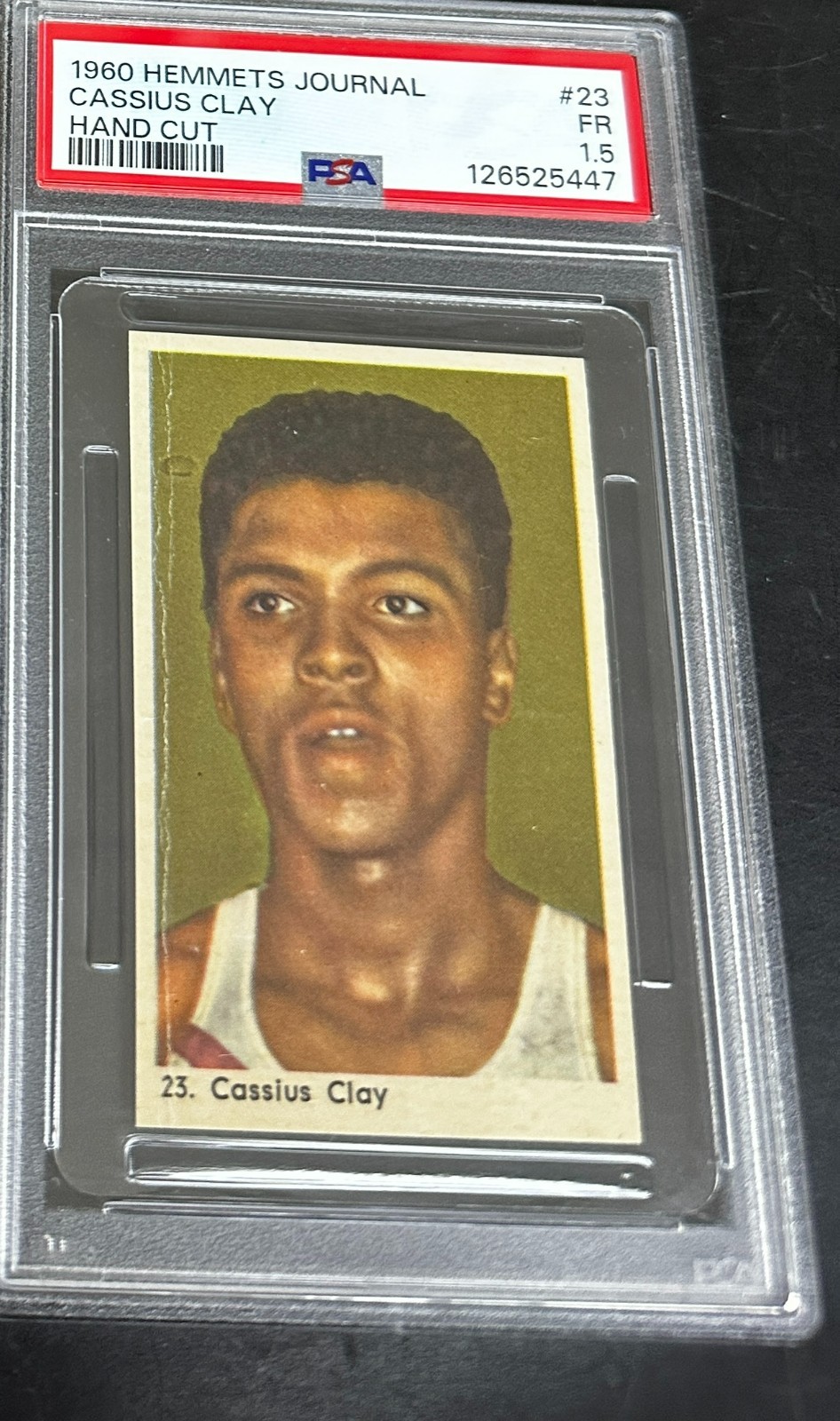 1960 Hemmets Journal Boxing #23 Cassius Clay Muhammad Ali Rookie PSA 1.5 Nicer!