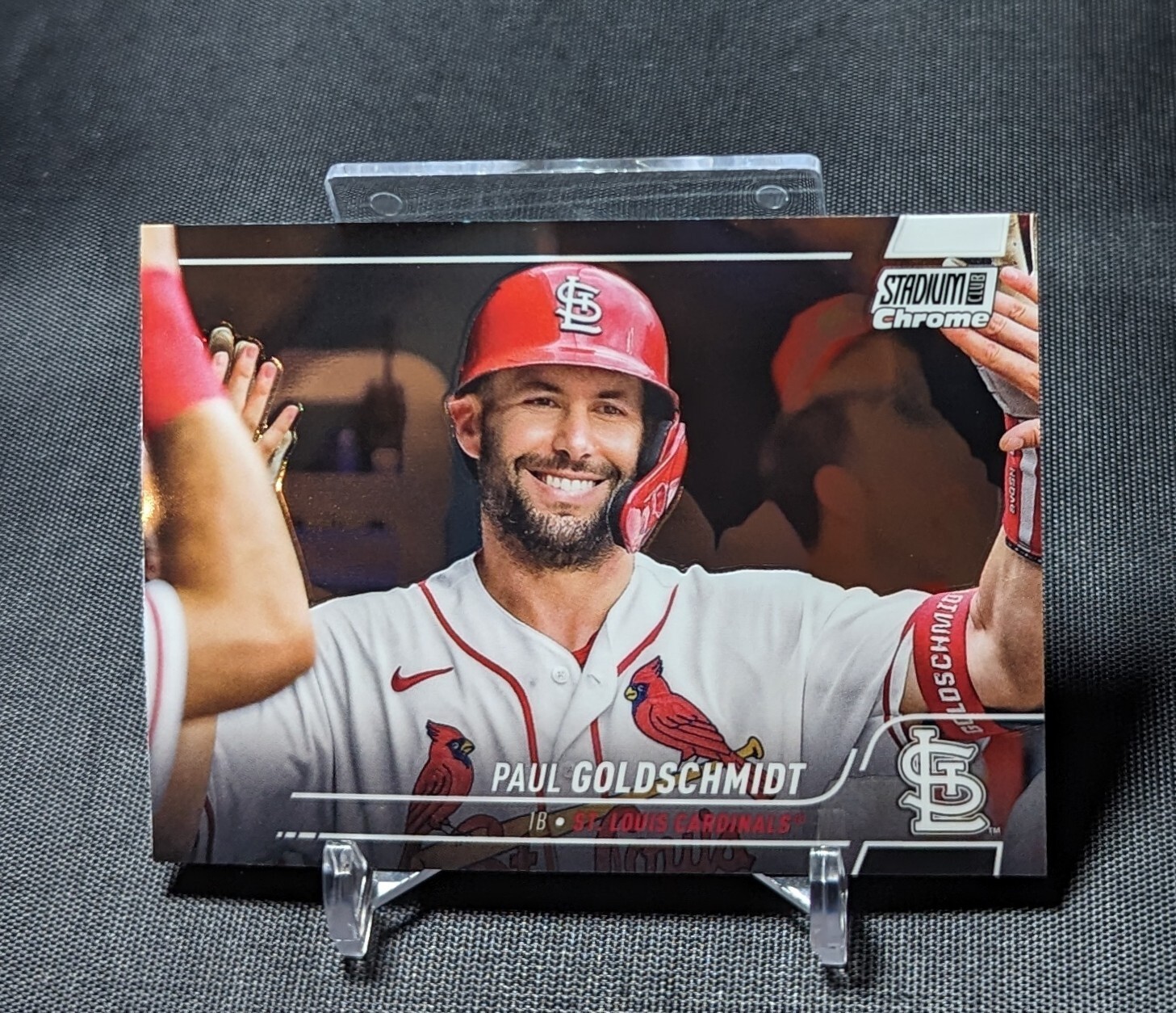 Paul Goldschmidt 2022 Topps Stadium Club CHROME Card #158 St. Louis Cardinals