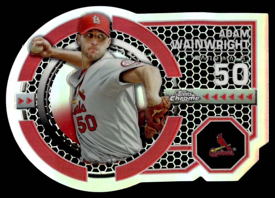 2013 Topps Chrome Dynamic Die Cuts Adam Wainwright #DY-AW