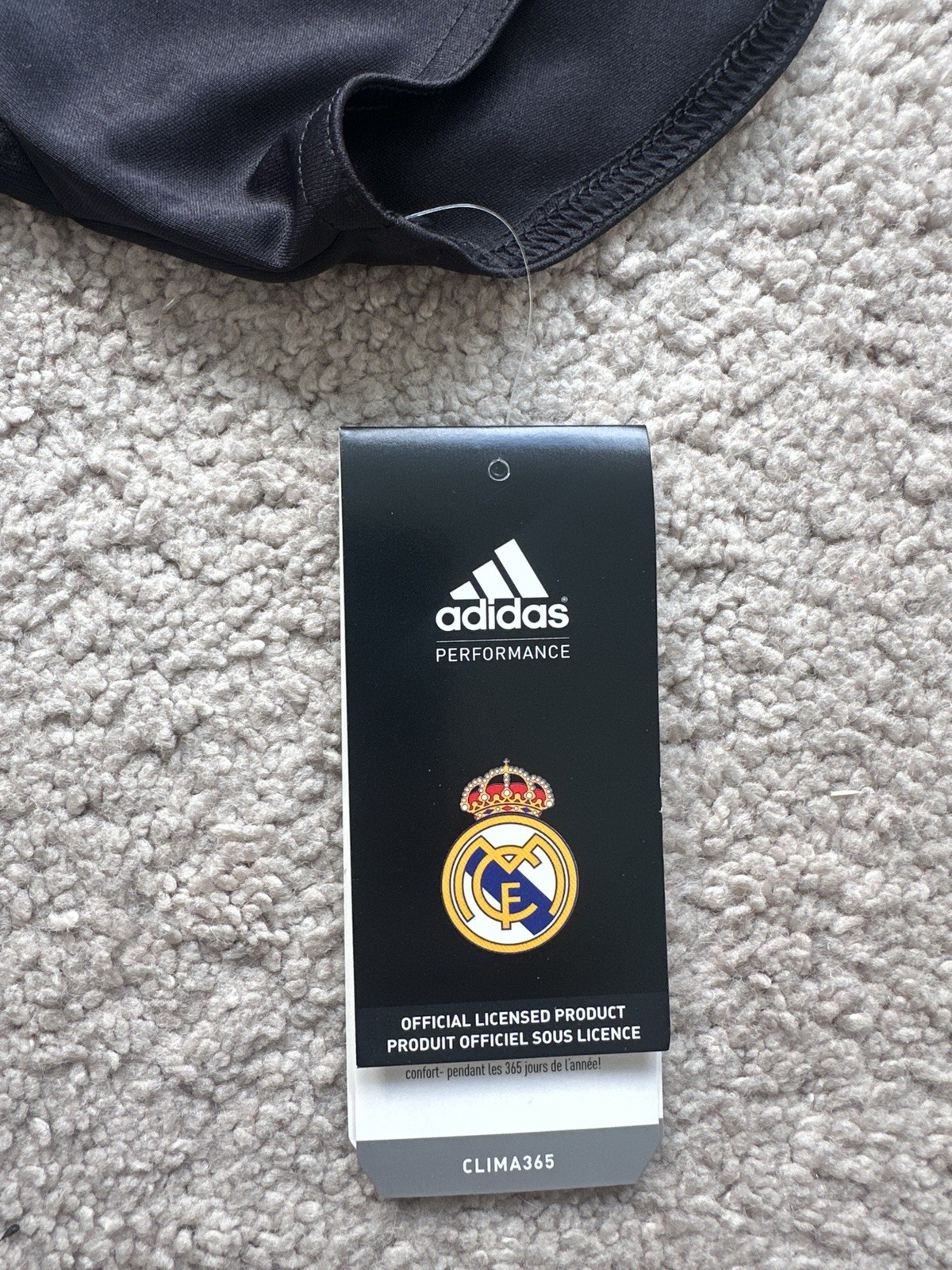READ NWT Rare Vintage Adidas Real Madrid 2008/09 3rd CL Black Jersey Men’s M