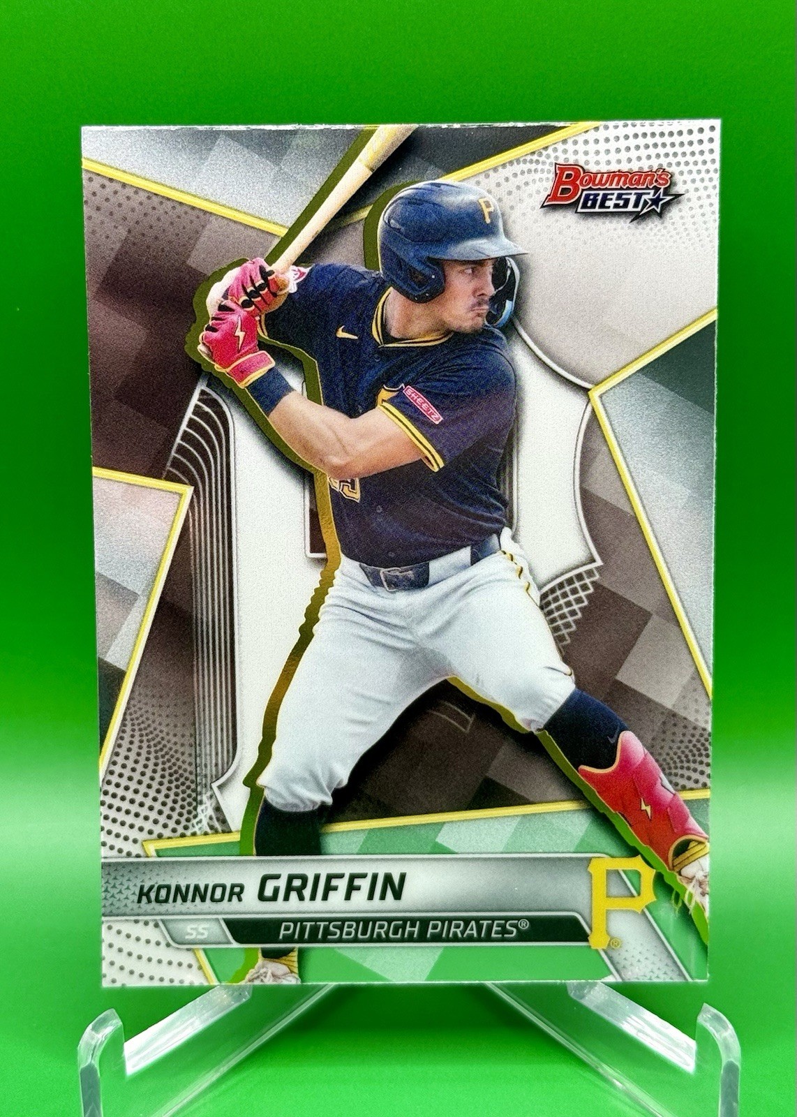 2025 Bowman’s Best Top Prospects Konnor Griffin #TP-27 Pittsburgh Pirates Rookie