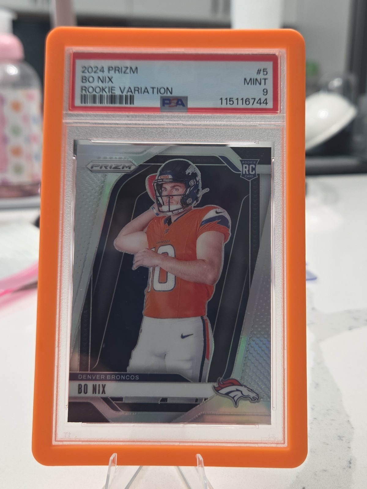 2024 Panini Prizm – Rookie Variations Bo Nix #5 Silver Prizm (RC) 215