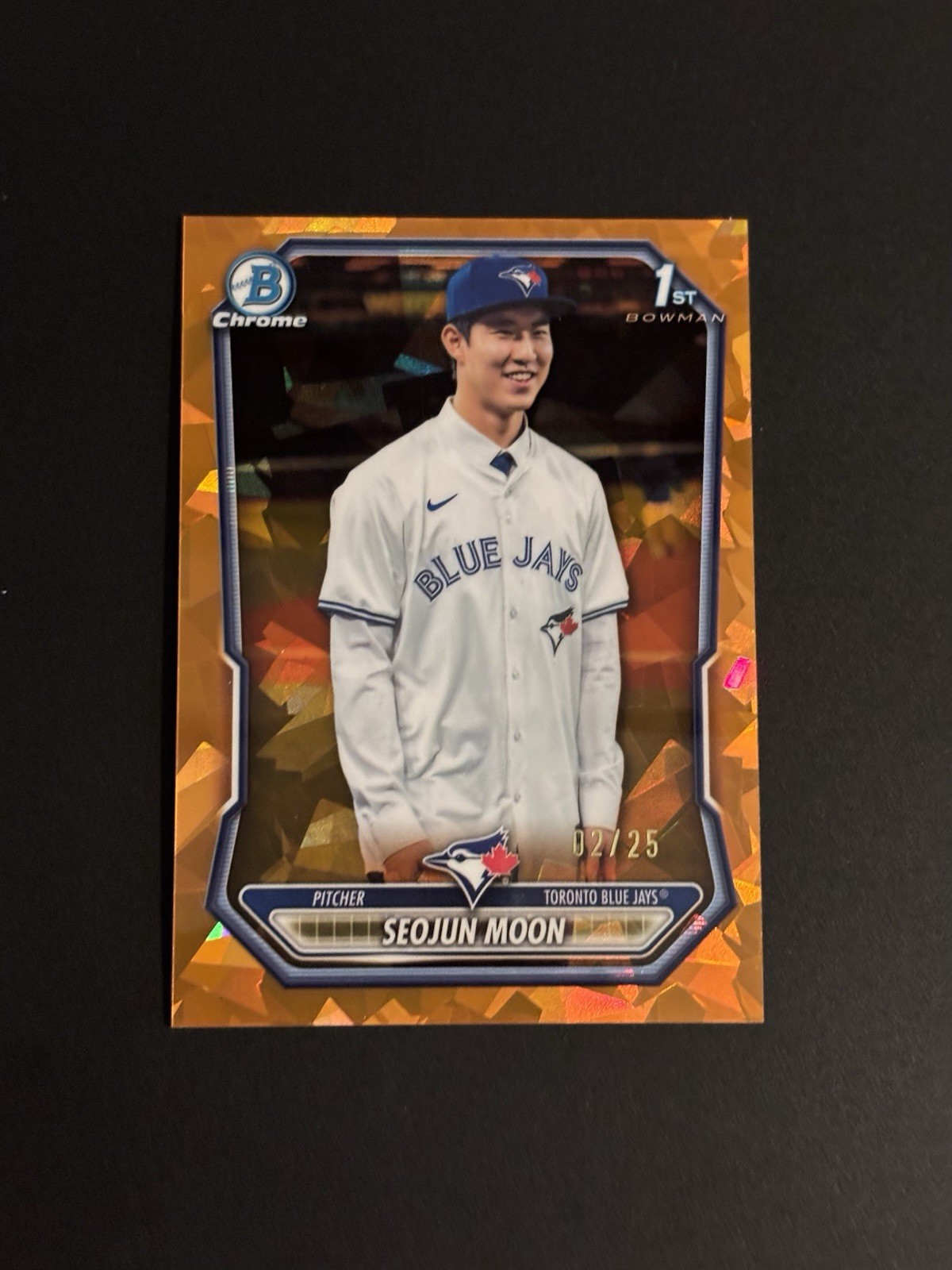 2026 Bowman Sapphire – SEOJUN MOON /25 Orange – Toronto Blue Jays 🔥