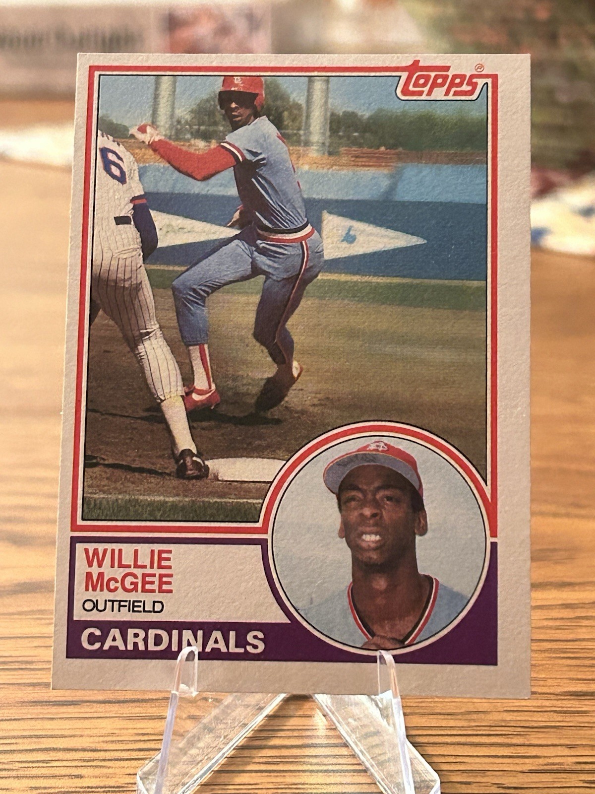 1983 Topps Willie McGee #49 RC