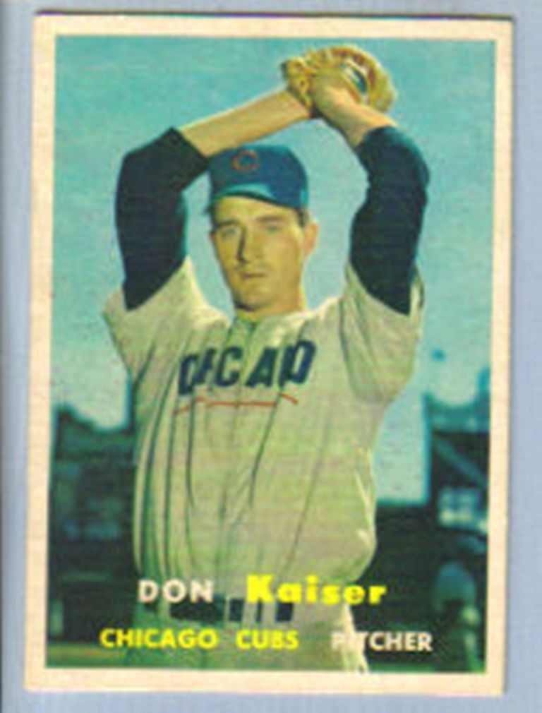 1957 Topps #134 Don Kaiser EX