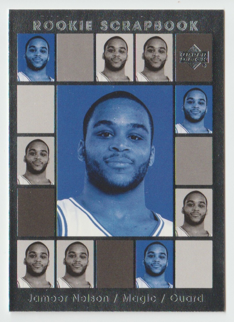 2004-05 Upper Deck Rookie Scrapbook #RS10 Jameer Nelson – Orlando Magic