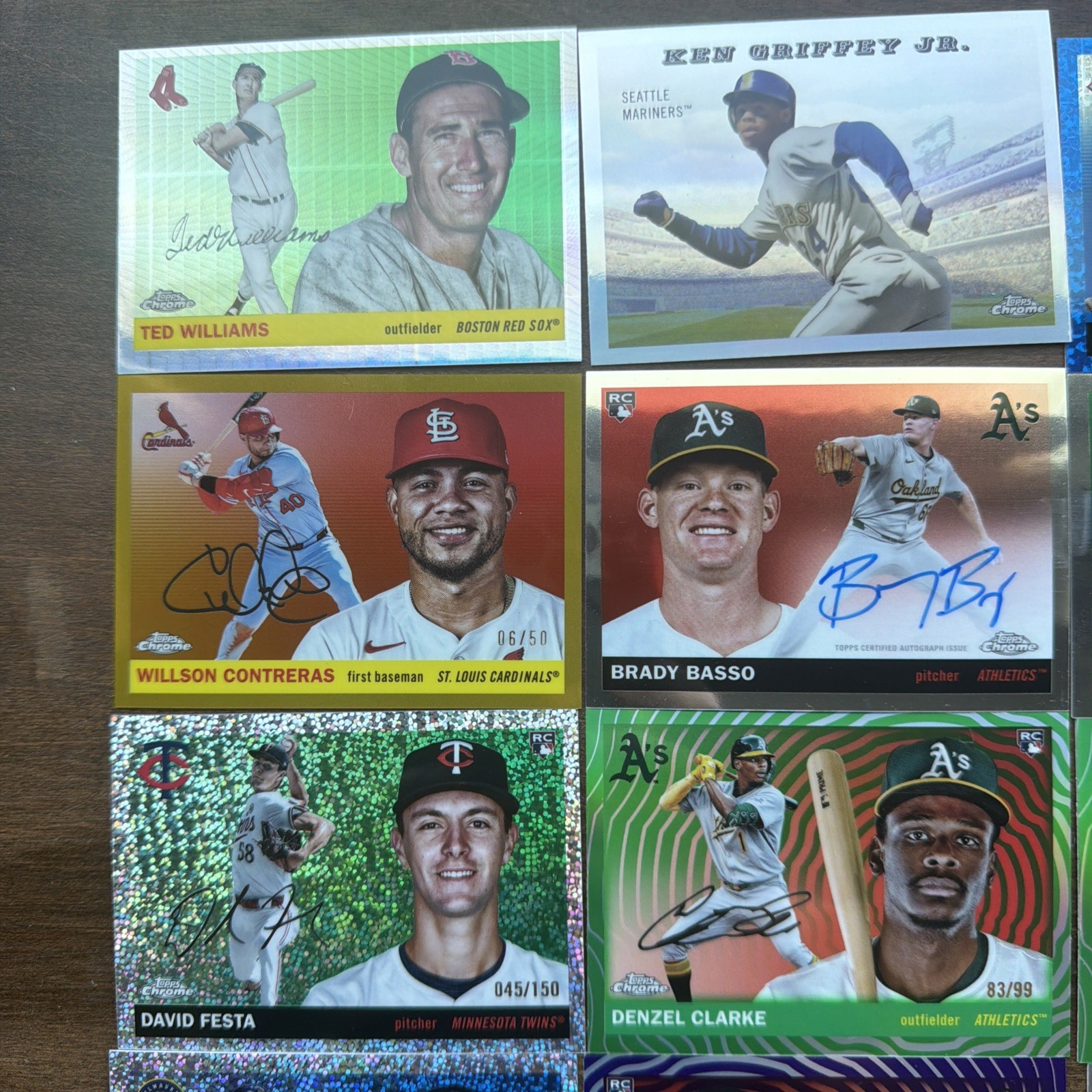 2025 Topps Chrome Platinum – 27 Card Lot Refractors, Numbered, Autos, etc