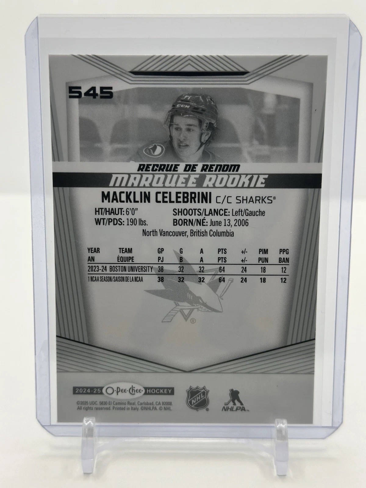 2024-25 OPC O-Pee-Chee Marquee Rookie Base (#541-599) Complete Your Set, U-Pick!