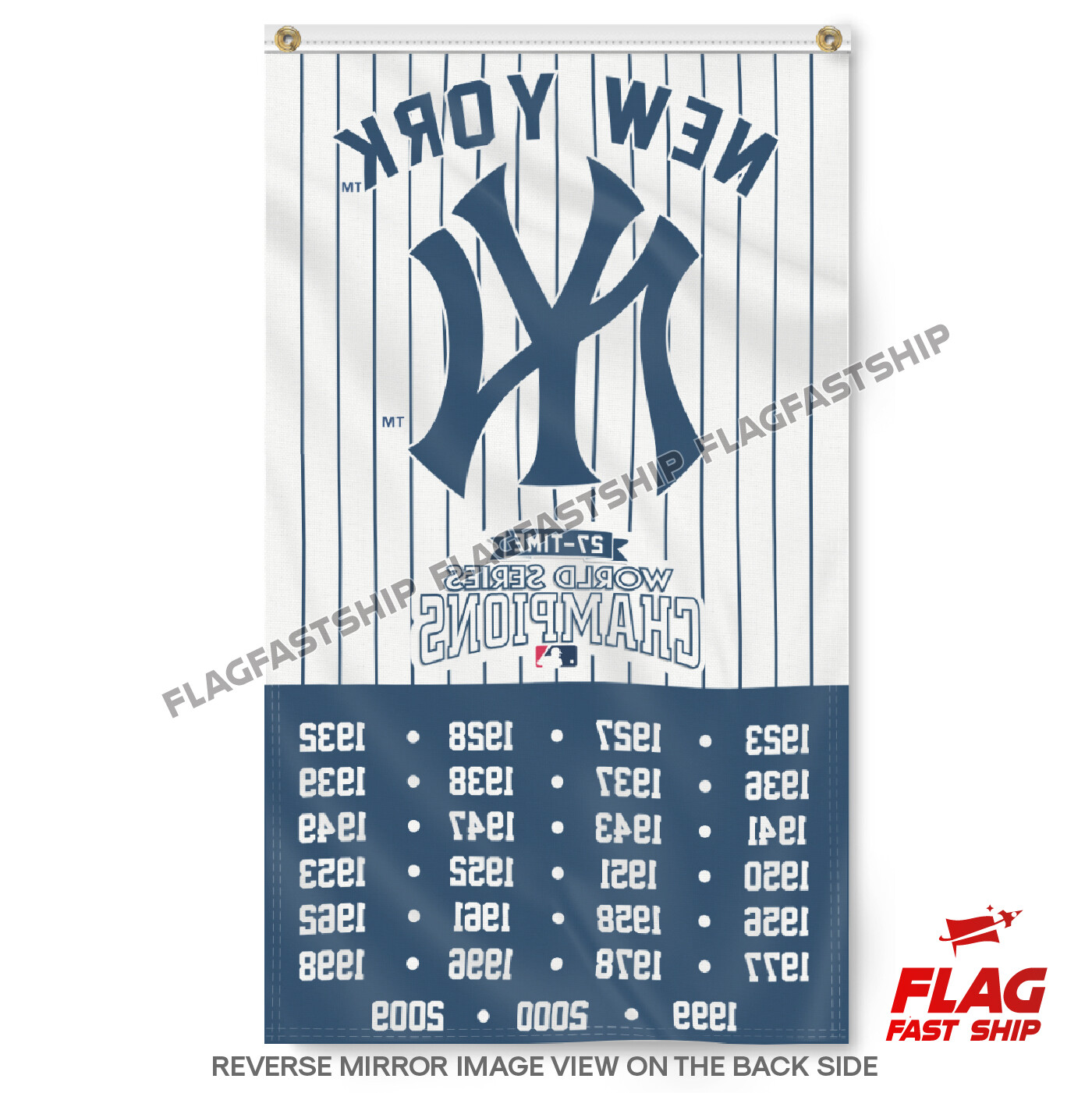 New York Yankees World Series Flag 3×5 Banner W Grommets FREE SHIPPING