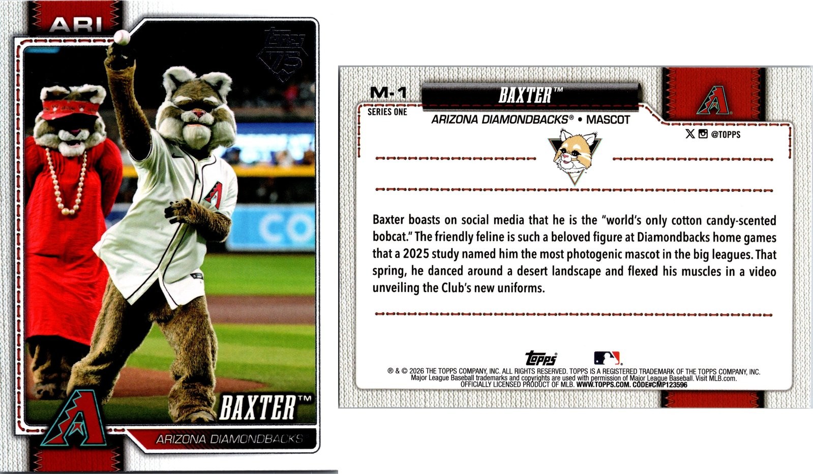 2026 Topps Series 1 BAXTER #M-1 NM- 63026-301