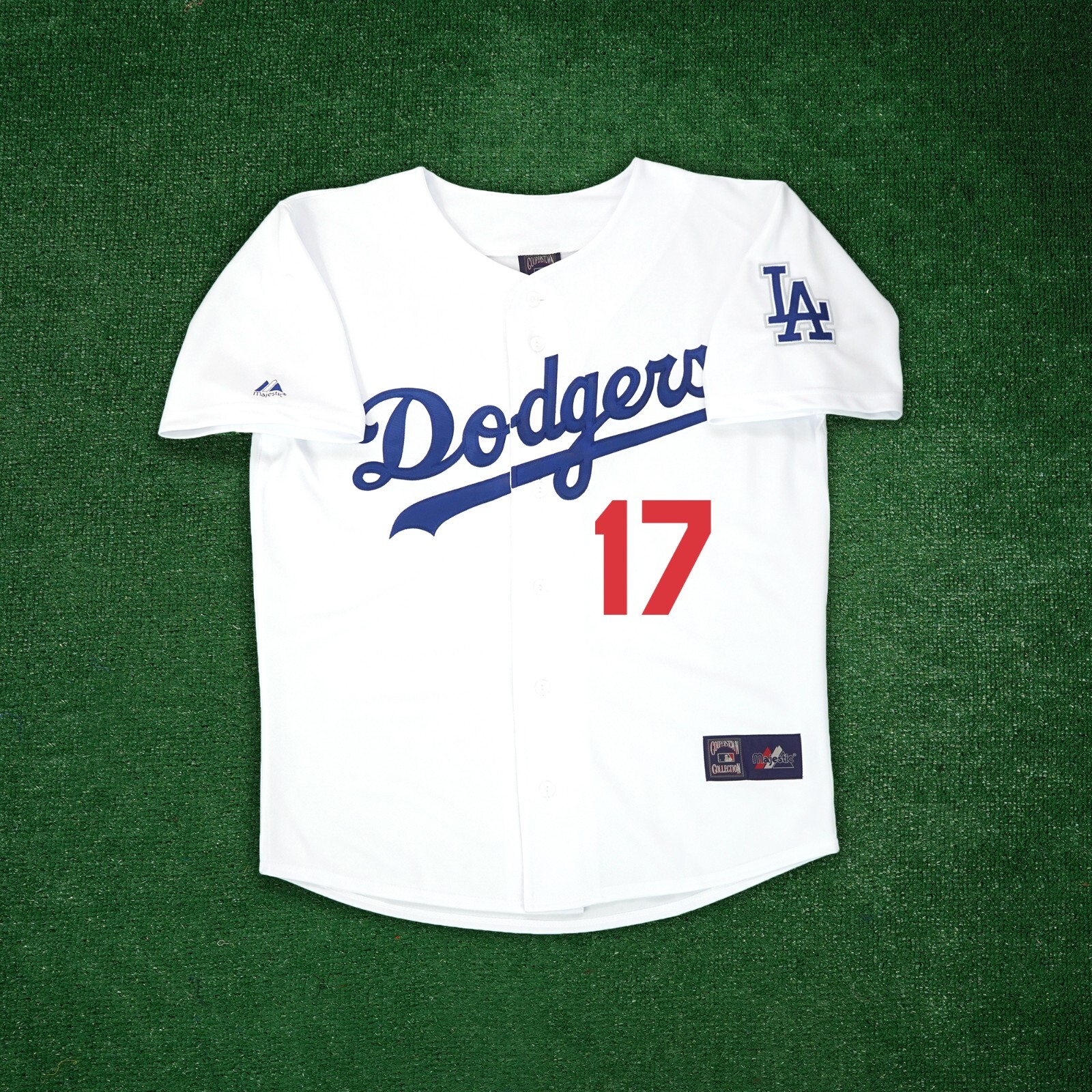 Shohei Ohtani Los Angeles Dodgers Cooperstown Home White Jersey w/ Patch