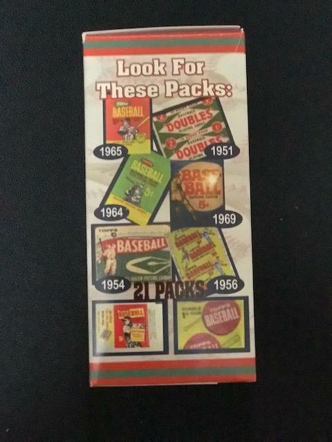 1952 Unopened Card Chase Box-21 Pack, + Auto + 2 Cards From The 1950/60’s