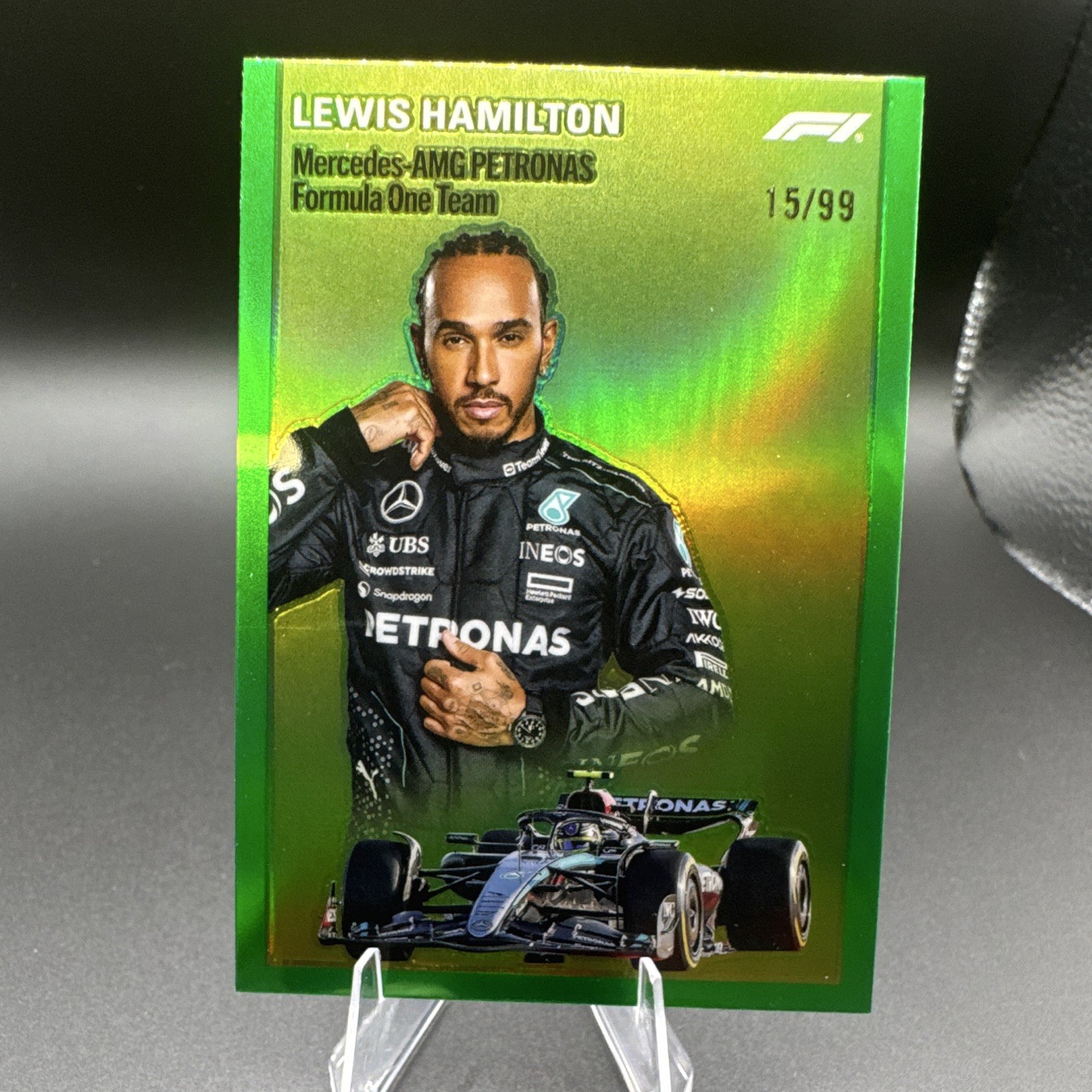 Topps 2024 Chrome Formula 1 Lewis Hamilton Mercedes 1954 Topps #1954-6 /99