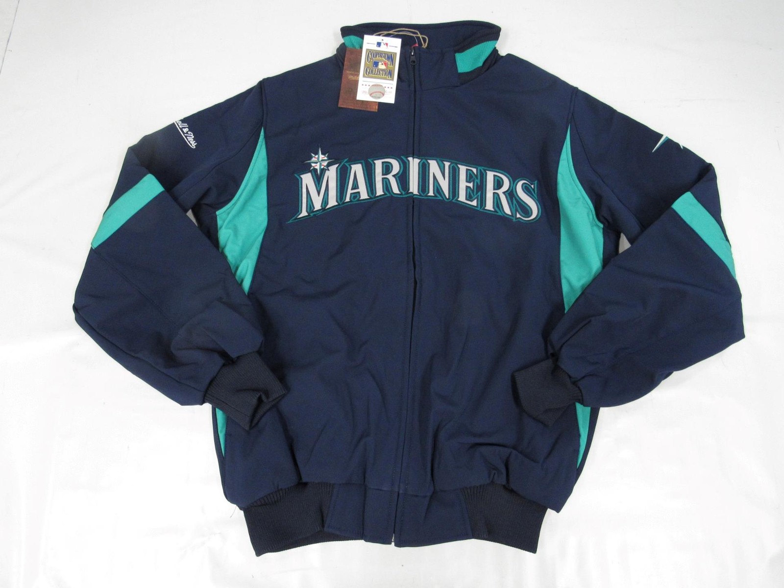 New Seattle Mariners Mens Sizes Big & Tall Mitchell & Ness Dugout Jacket