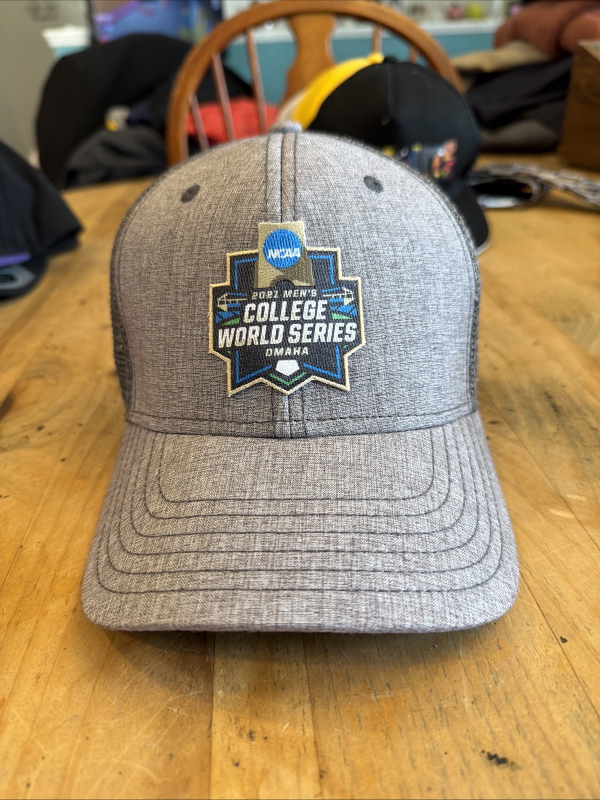NCAA College World Series Hat Adjustable 2021 Omaha F Cap Top Of The World NWOT