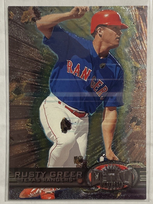 1997 Fleer Metal Baseball Rusty Greer Base Card #163 Complete Your Set! ⚾️