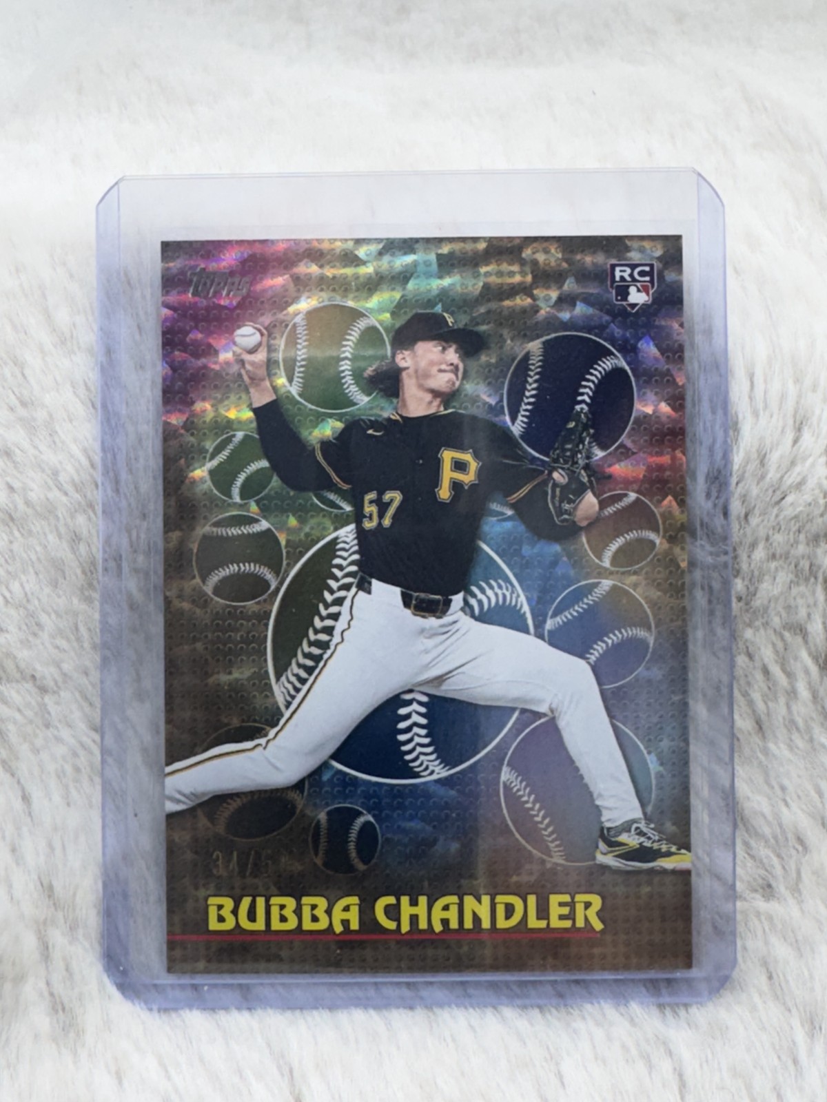 2026 Topps #TOG-36 Bubba Chandler Titans of the Game Gold Crackle Foil #34/50