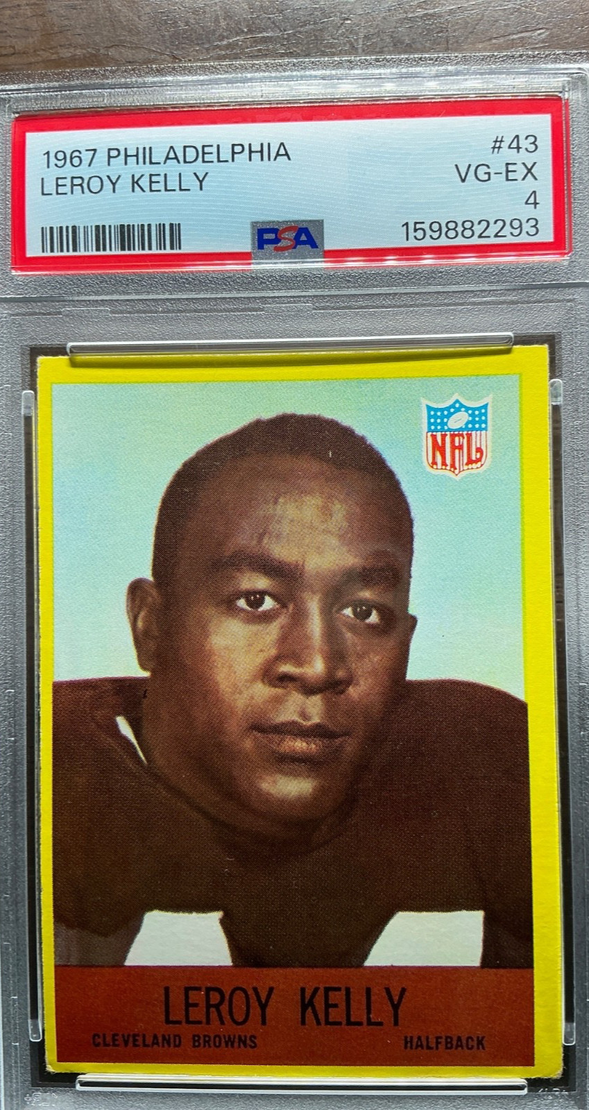 1967 Philadelphia – Leroy Kelly #43 (RC)