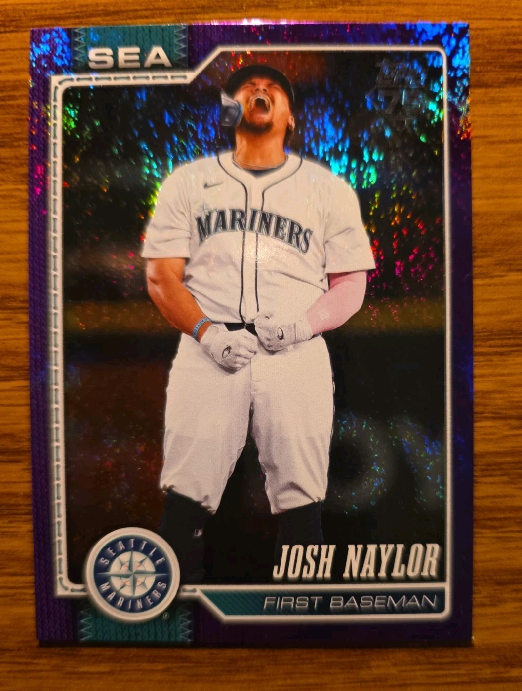 2026 Topps Series 2 Josh Naylor Seattle Mariners Purple Foil /250