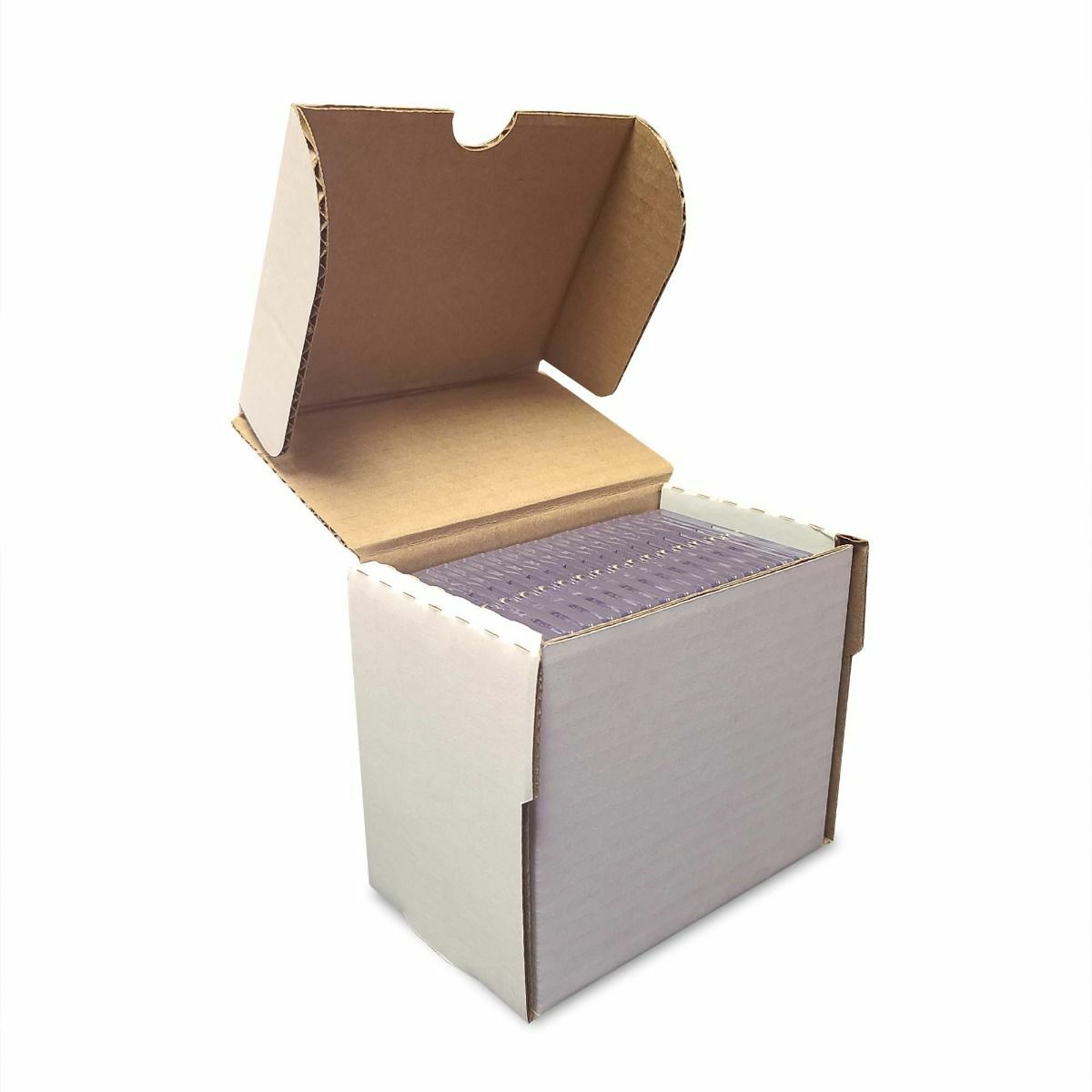 (2 pk) BCW 5in Semi Rigid #2 & Magnetics Cardboard Storage Box-TradingCardBoxes