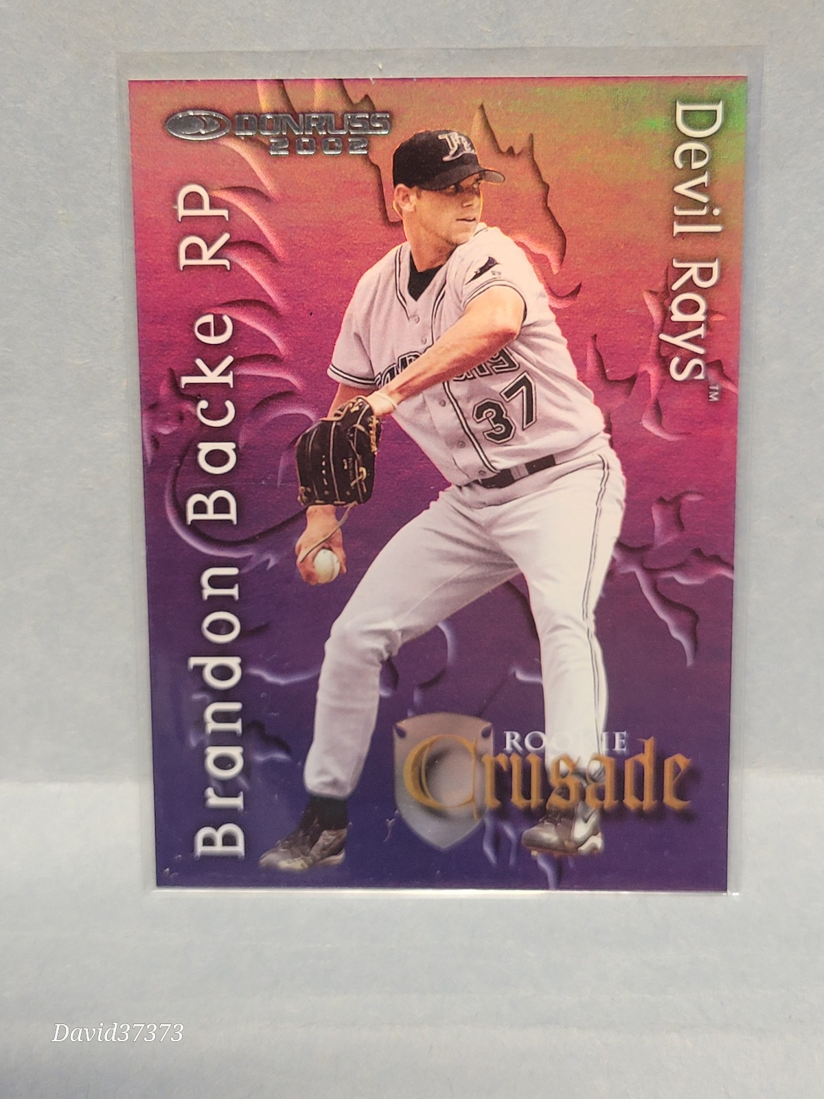 2002 Donruss The Rookies – Crusade Brandon Backe #RC-36 /1500 (RC)