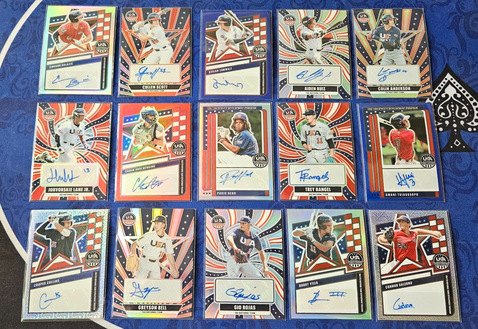 NEW PROSPECT AUTOS!! 2026 Panini USA Baseball Stars & Stripes – You Pick!