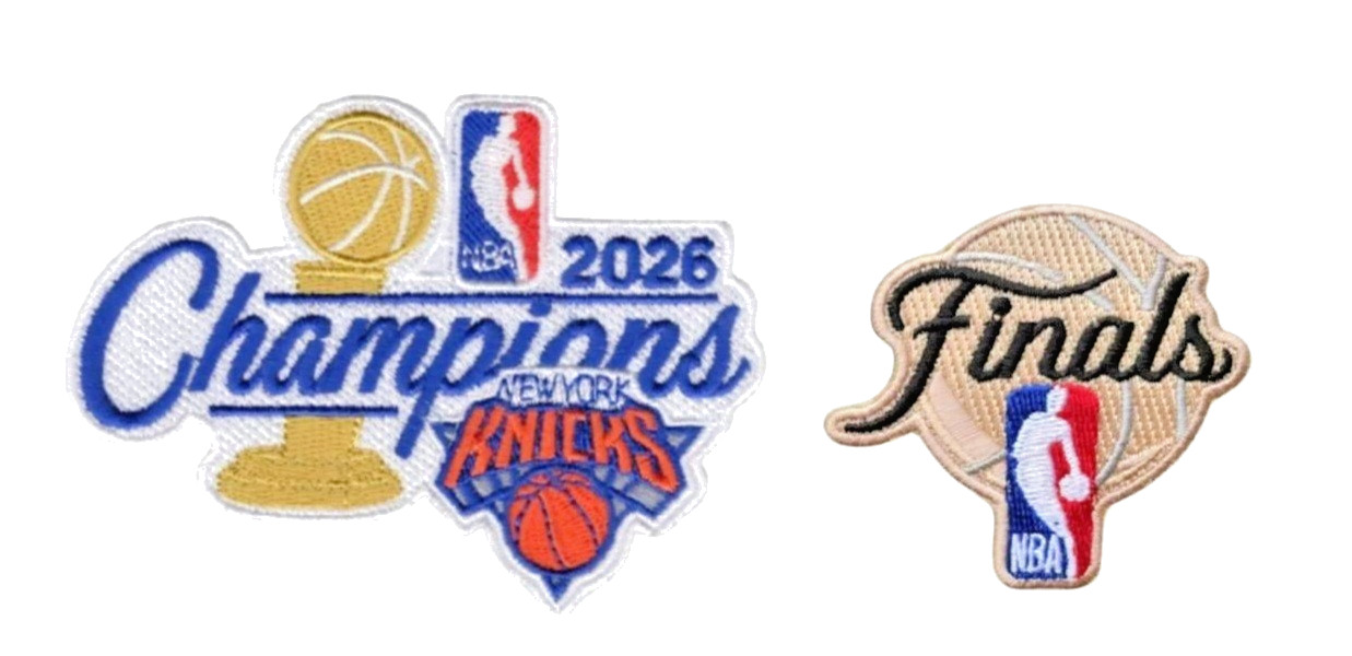 2026 NBA Champions New York Knicks Iron On Patch [4.0 inches and 2.5 inches]