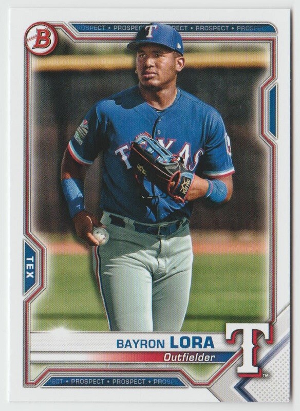 2021 Bowman Prospects #BP139 Bayron Lora