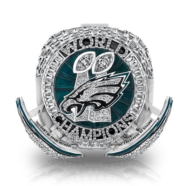 NFL 2025 🦅 Fan Ring Wing Pop Out #1 HURTS Size 9-11-13