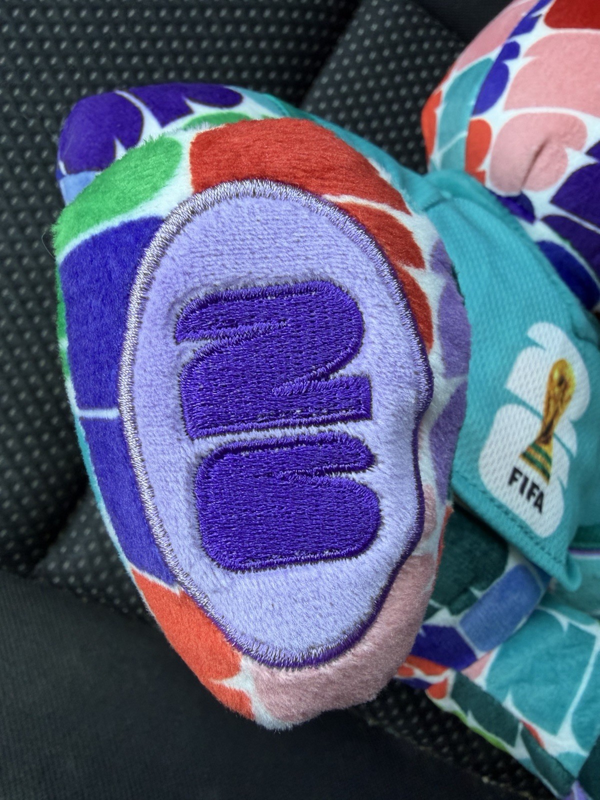 2026 FIFA World Cup Official Logo Bear Plush 10” Multicolor Jazwares NEW