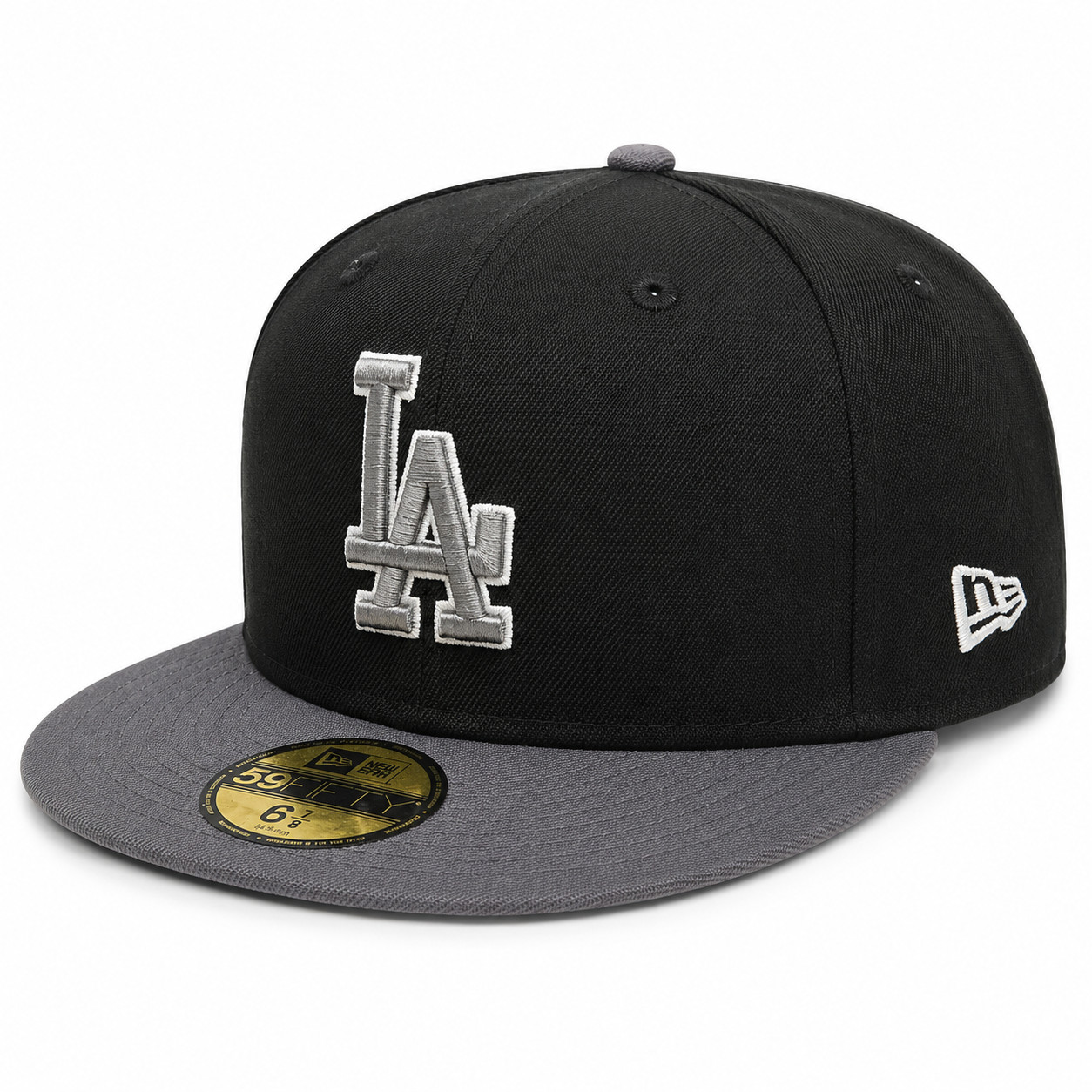 New Era 59FIFTY Los Angeles Dodgers Dark Gray Fitted Hat Cap