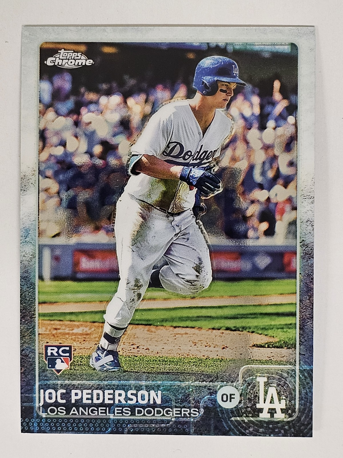 2015 Topps Chrome Joc Pederson RC #129 Los Angeles Dodgers Rookie
